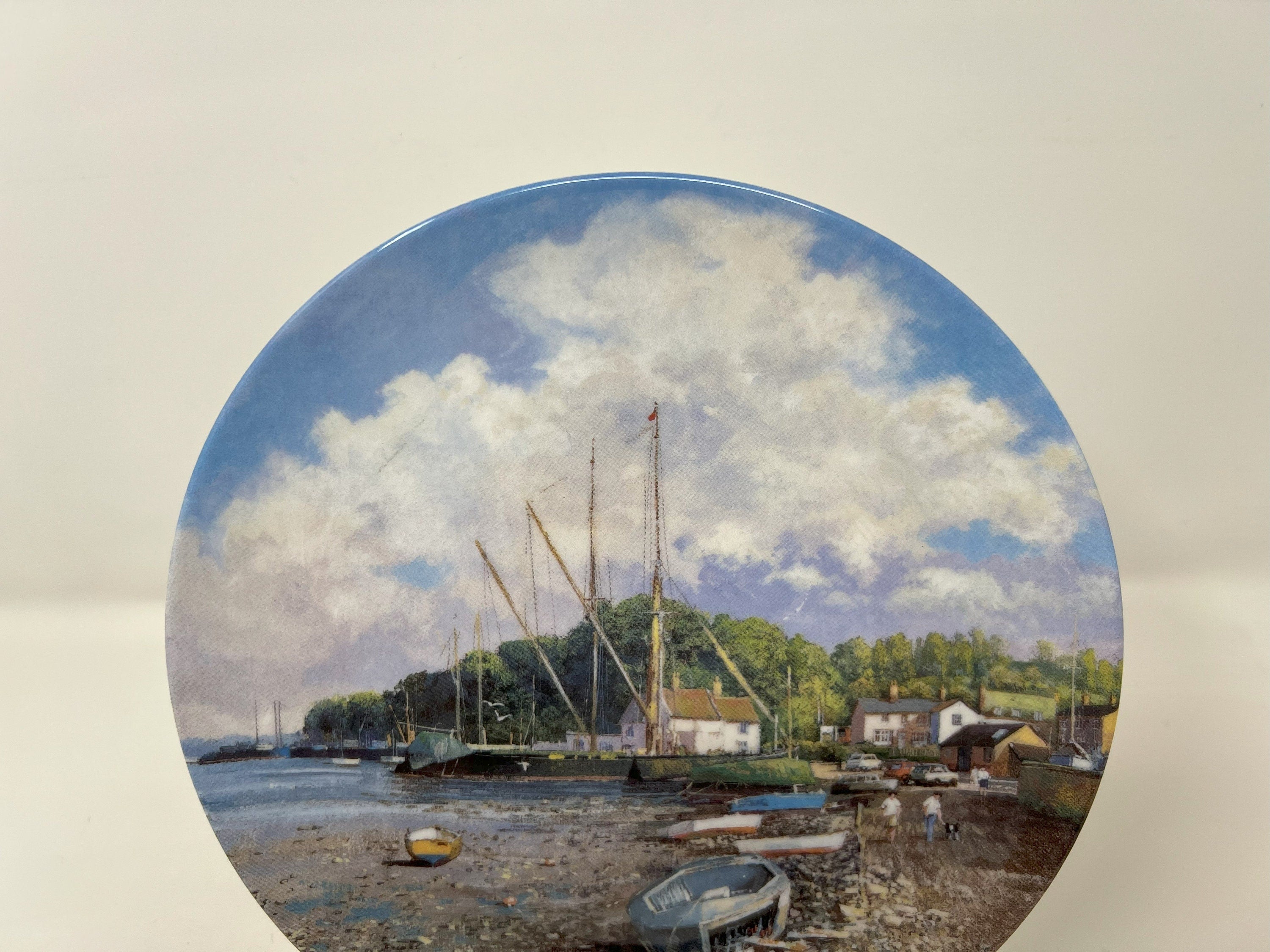 Wedgwood Bone China Collector Plate – Danbury Mint, Safe Harbours Collection