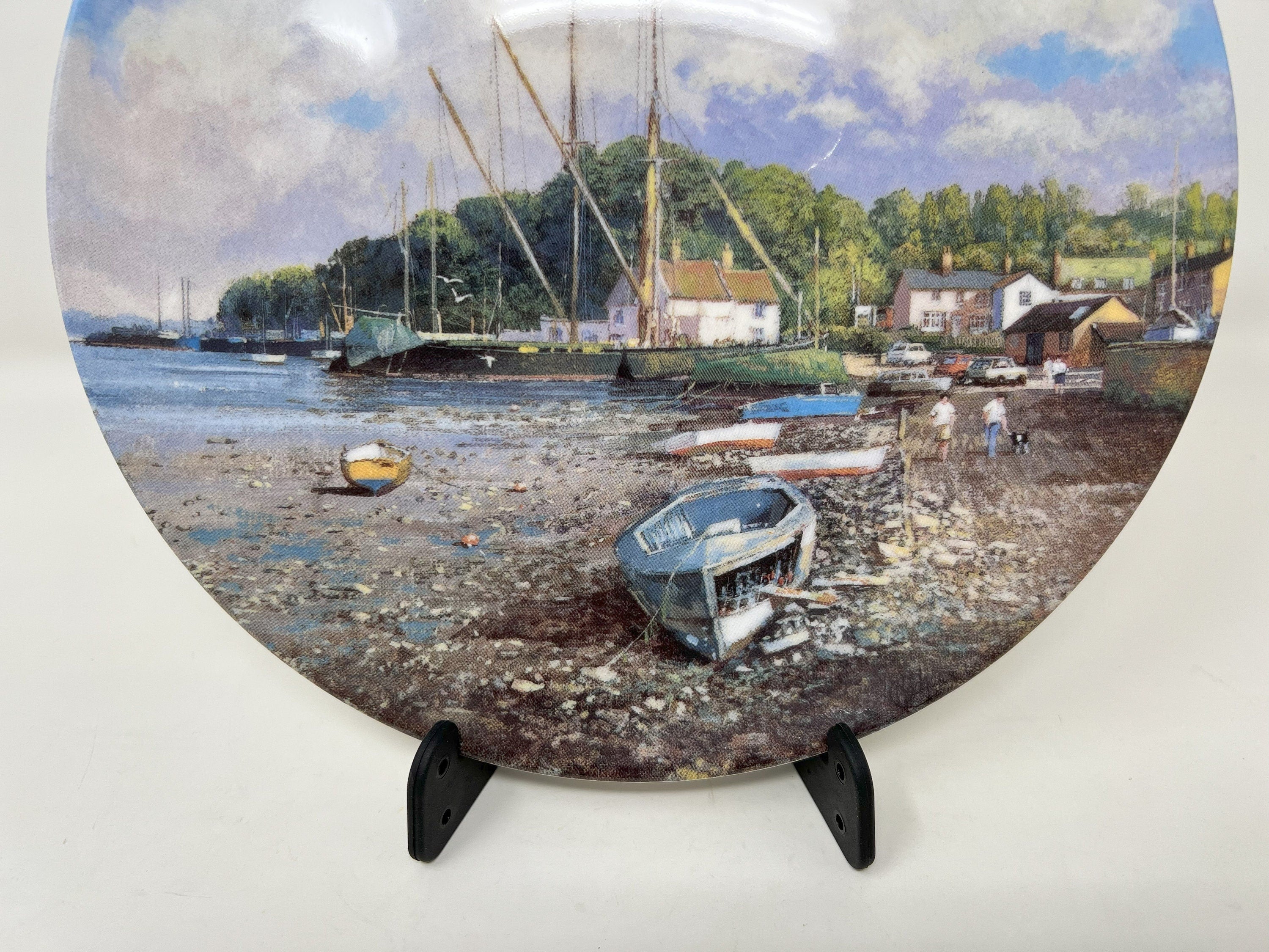 Wedgwood Bone China Collector Plate – Danbury Mint, Safe Harbours Collection