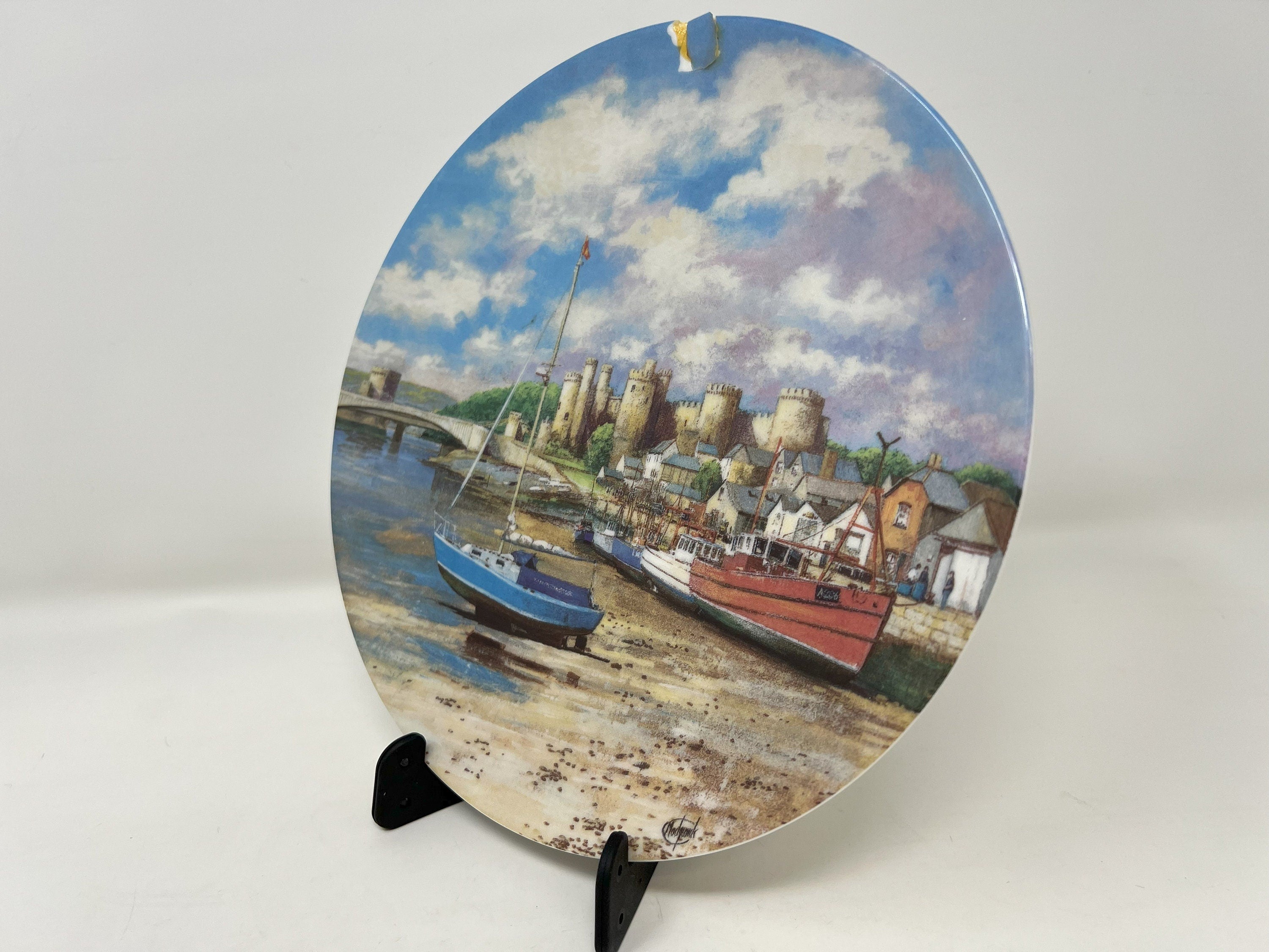 Wedgwood Bone China Collector Plate, Safe Harbours, Clive Madgwick