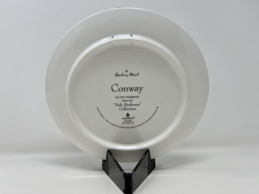 Wedgwood Bone China Collector Plate, Safe Harbours, Clive Madgwick
