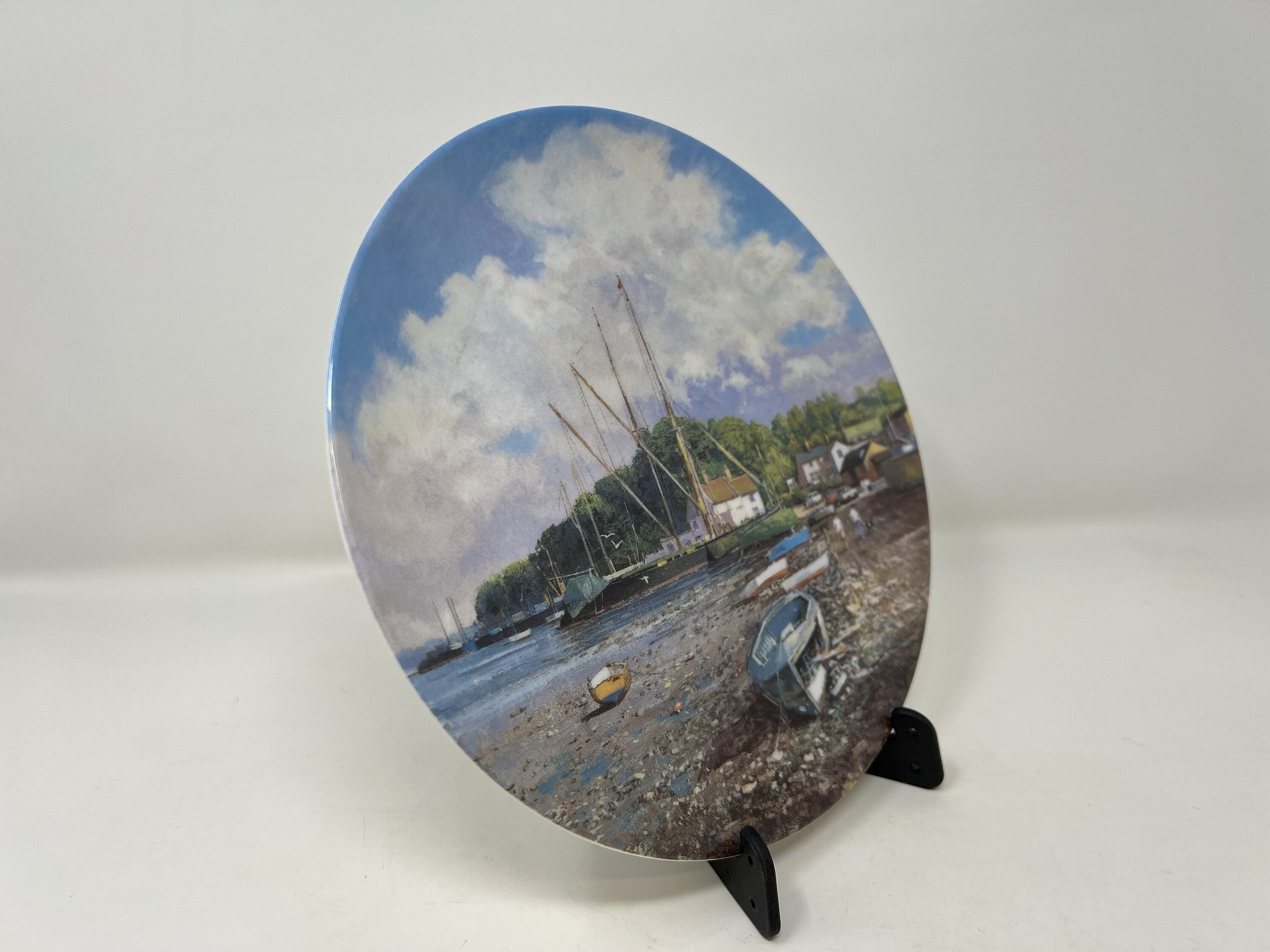 Wedgwood Bone China Collector Plate – Danbury Mint, Safe Harbours Collection