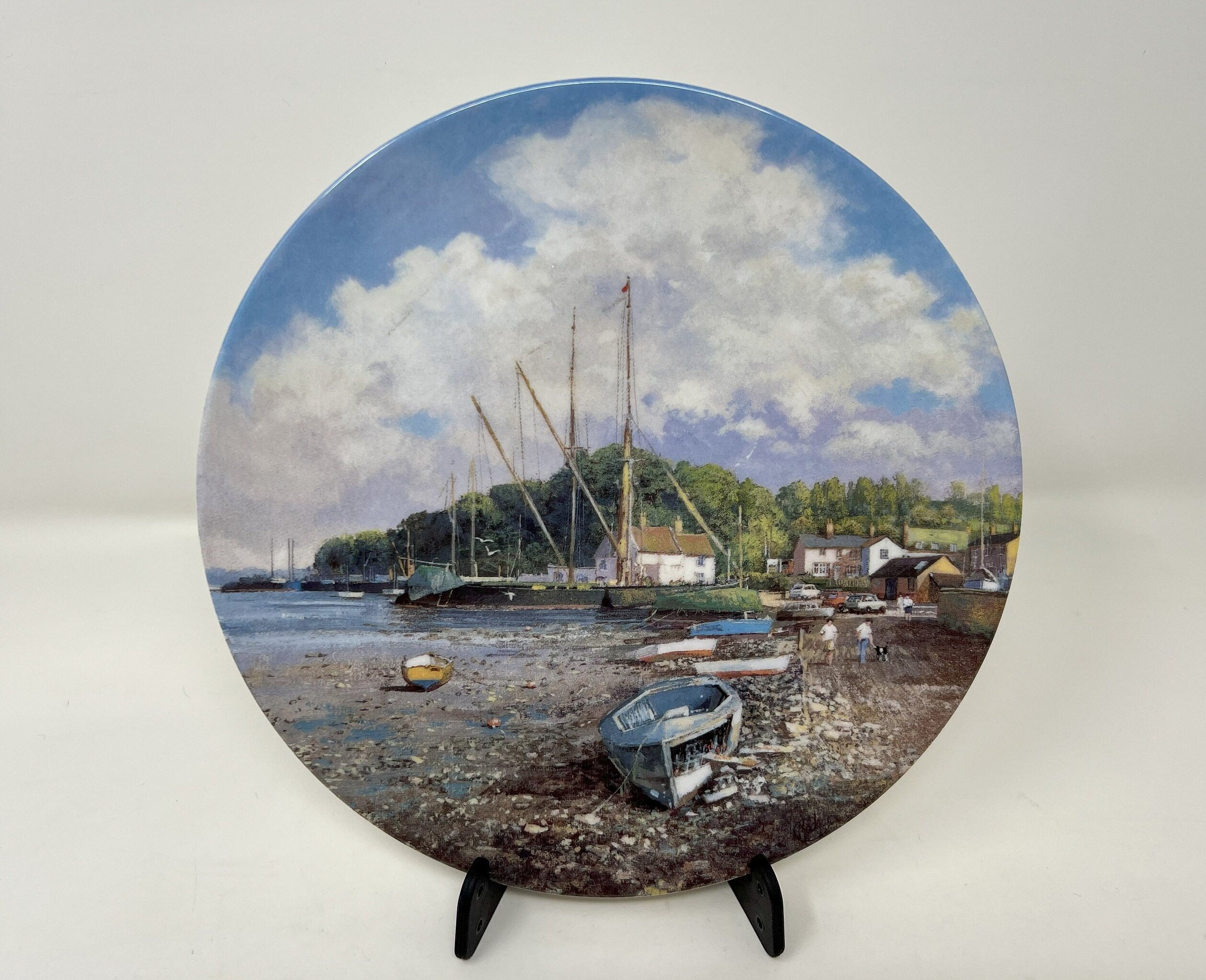 Danbury Mint  Wedgwood Safe Harbours Collection Plates Collectors Plates