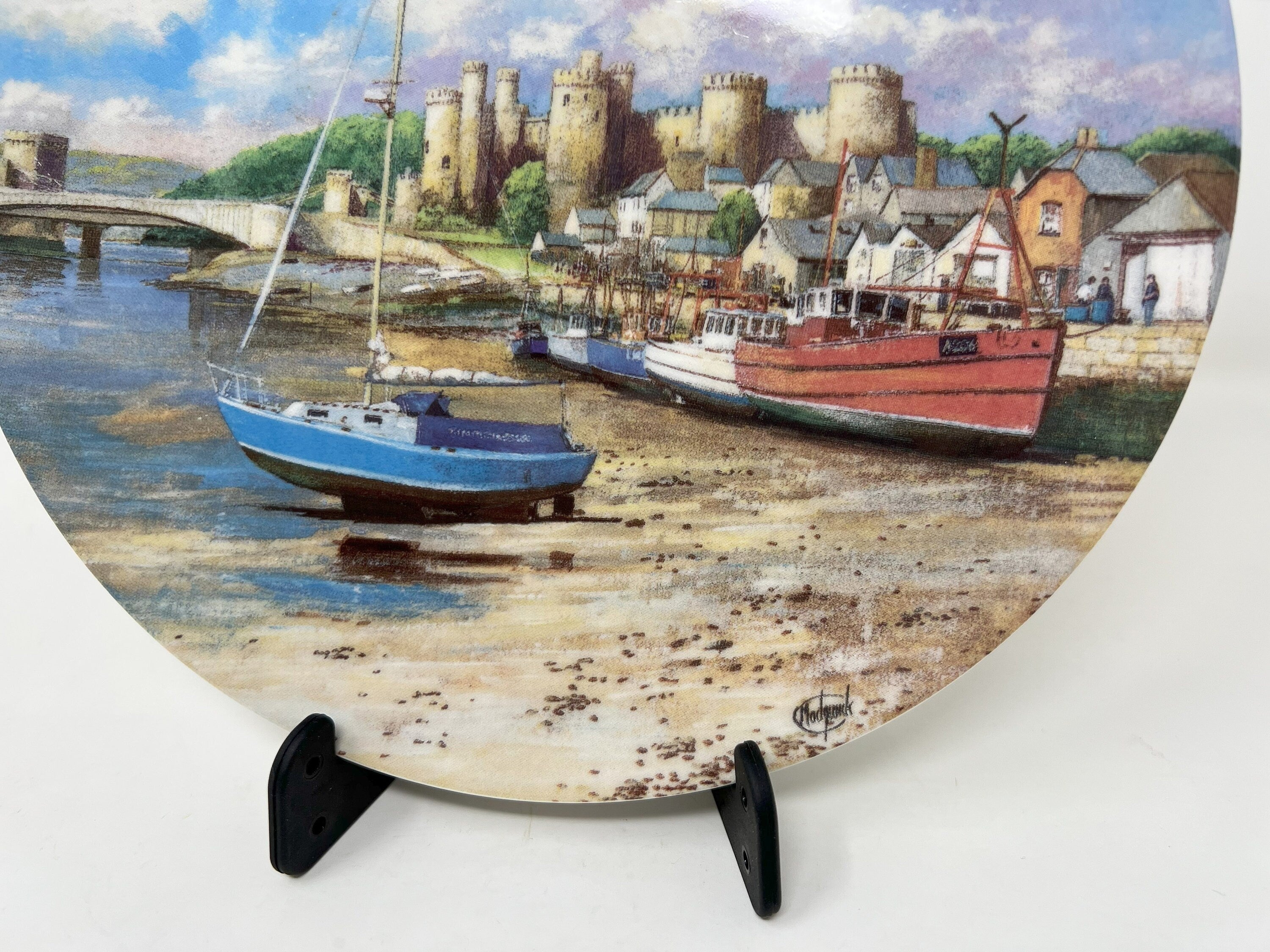 Wedgwood Bone China Collector Plate, Safe Harbours, Clive Madgwick