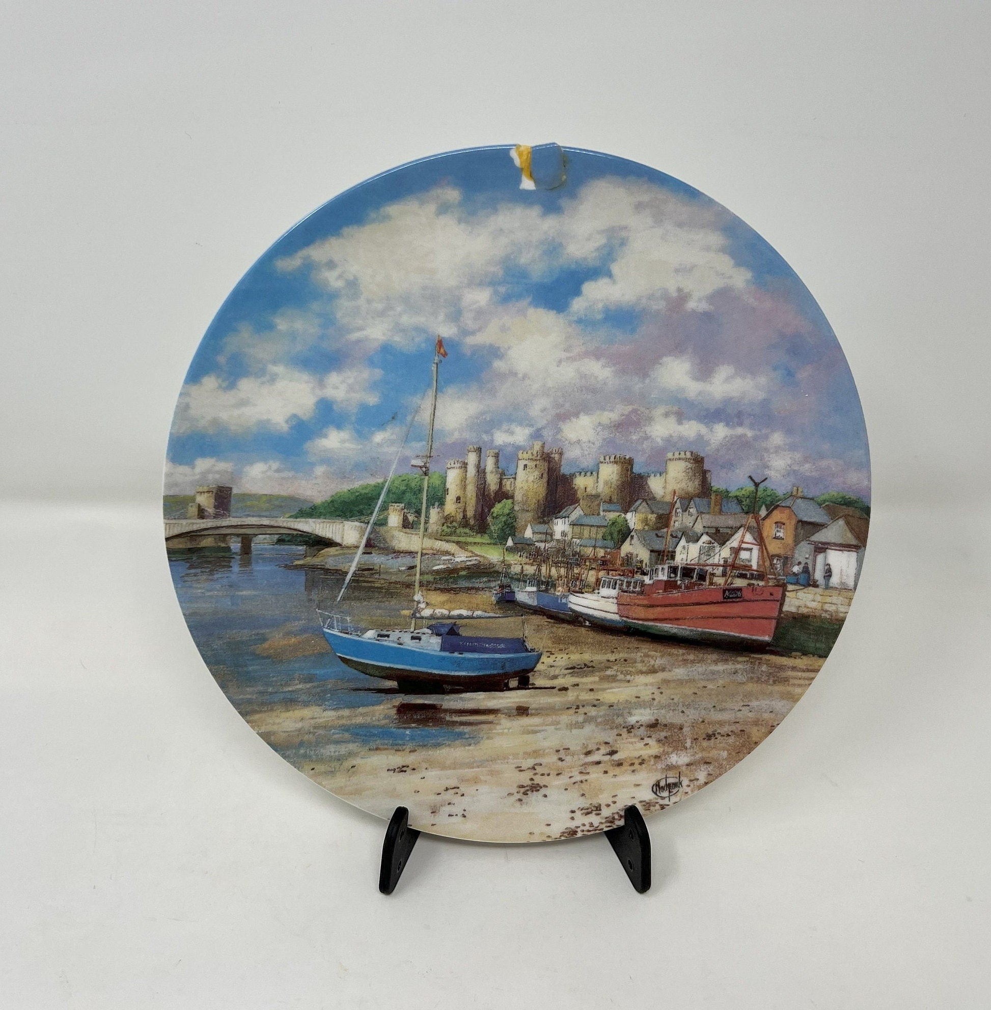 Danbury Mint  Wedgwood Safe Harbours Collection Plates Collectors Plates