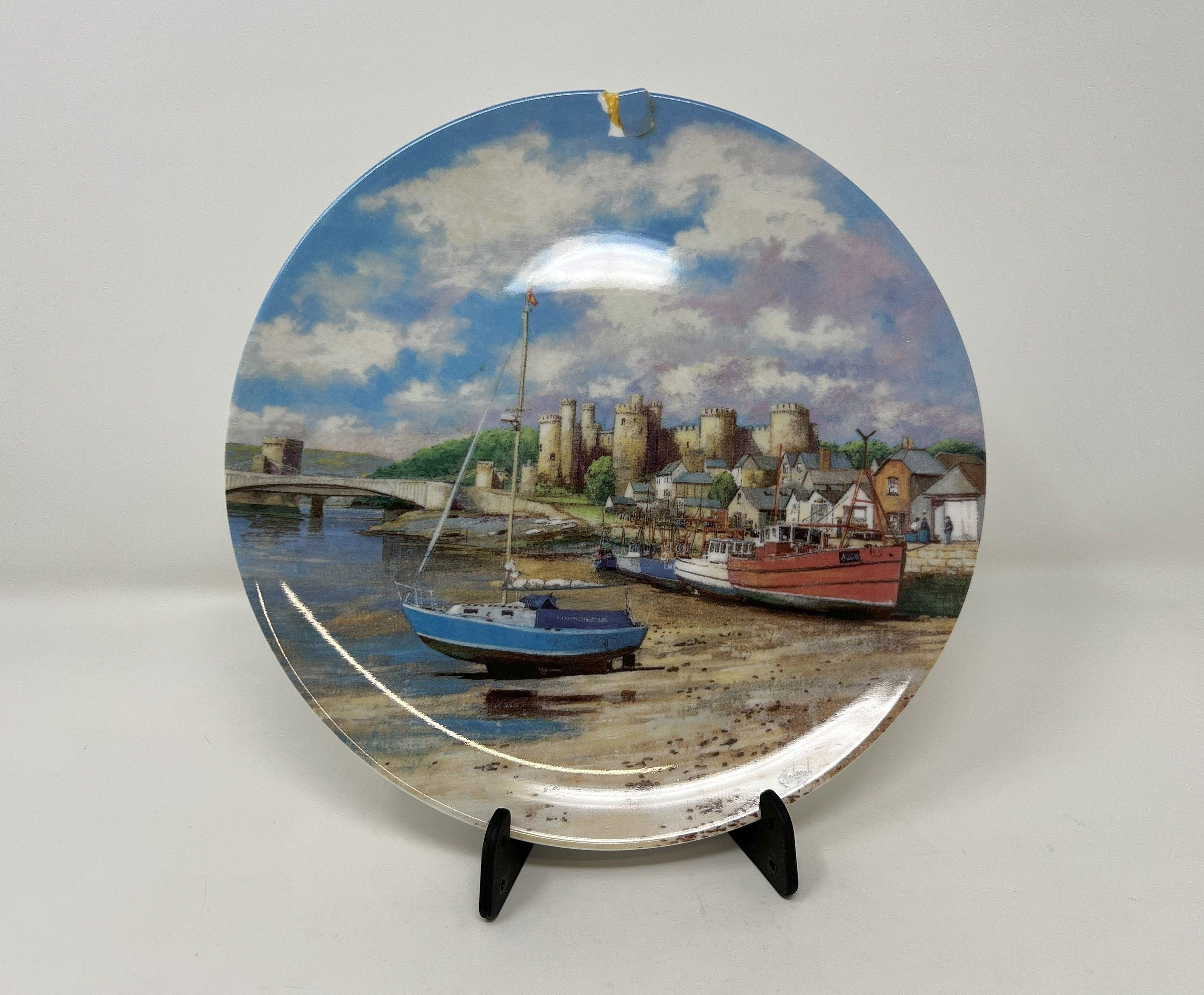 Wedgwood Bone China Collector Plate, Safe Harbours, Clive Madgwick