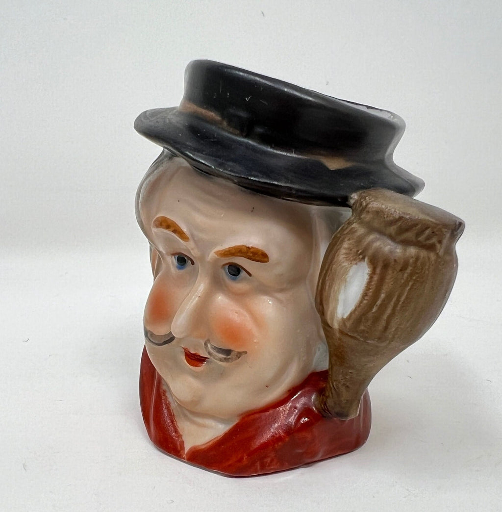 Hand Painted Character Toby Jug, Vintage Leonardo Porcelain Mini Jug