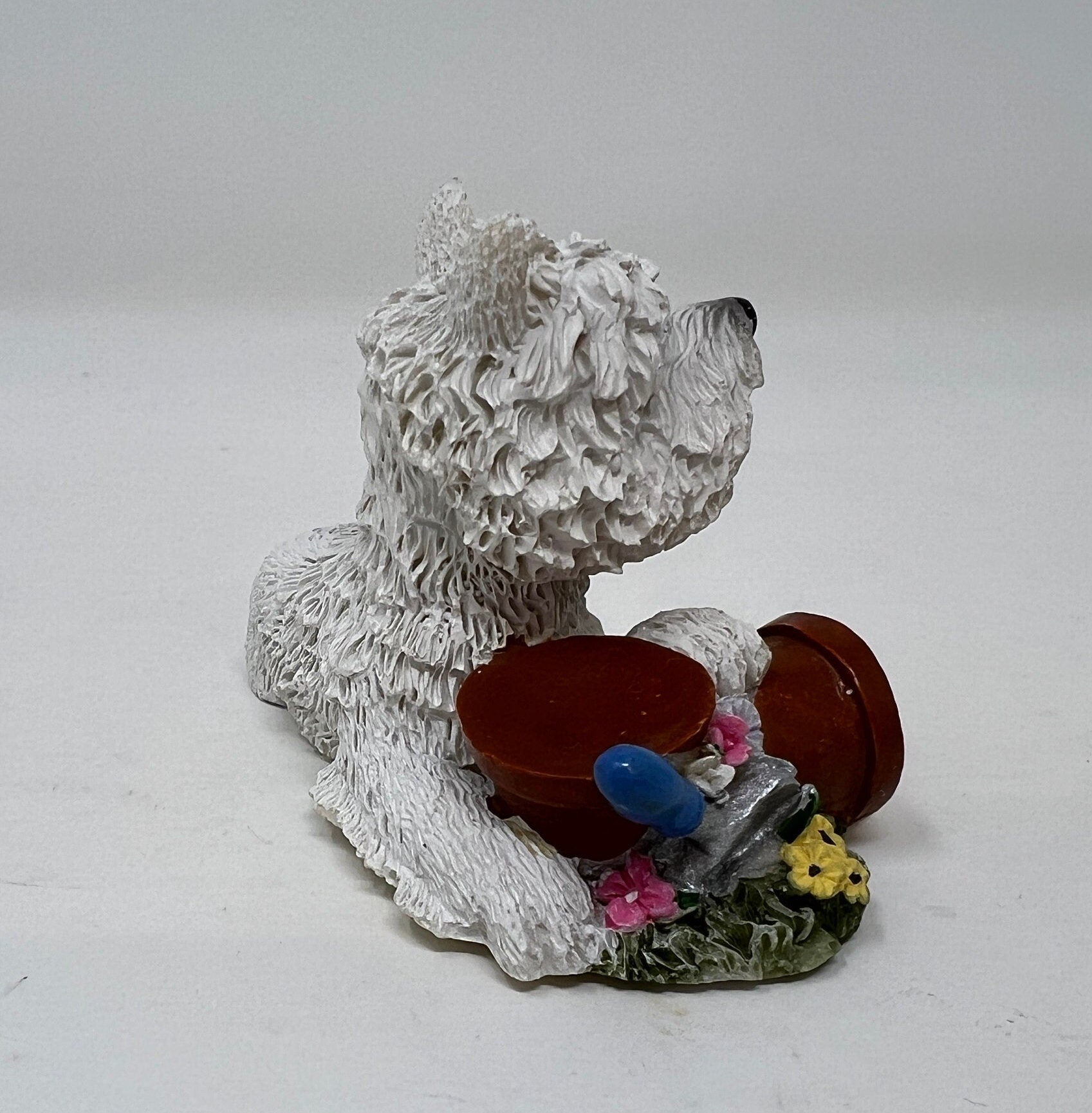 Vintage Regency Fine Arts Terrier Figurine, Miniature Dog Statue