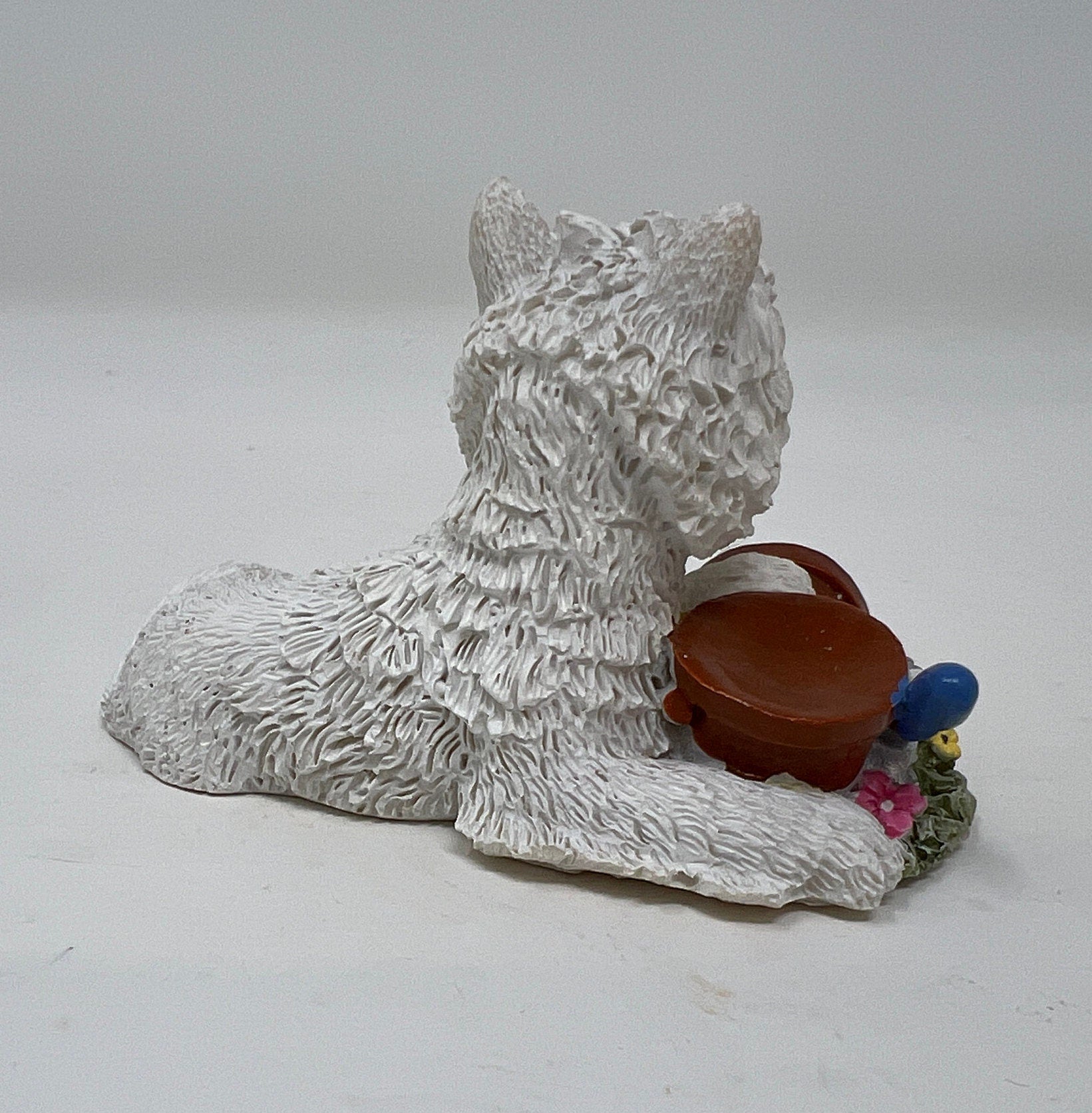 Vintage Regency Fine Arts Terrier Figurine, Miniature Dog Statue