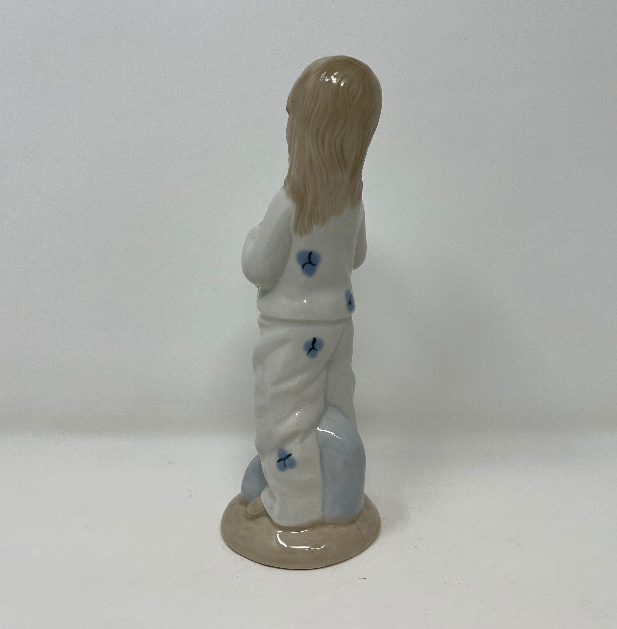 Vintage SANGO Spanish Girl with Doll Figurine, Collector Display