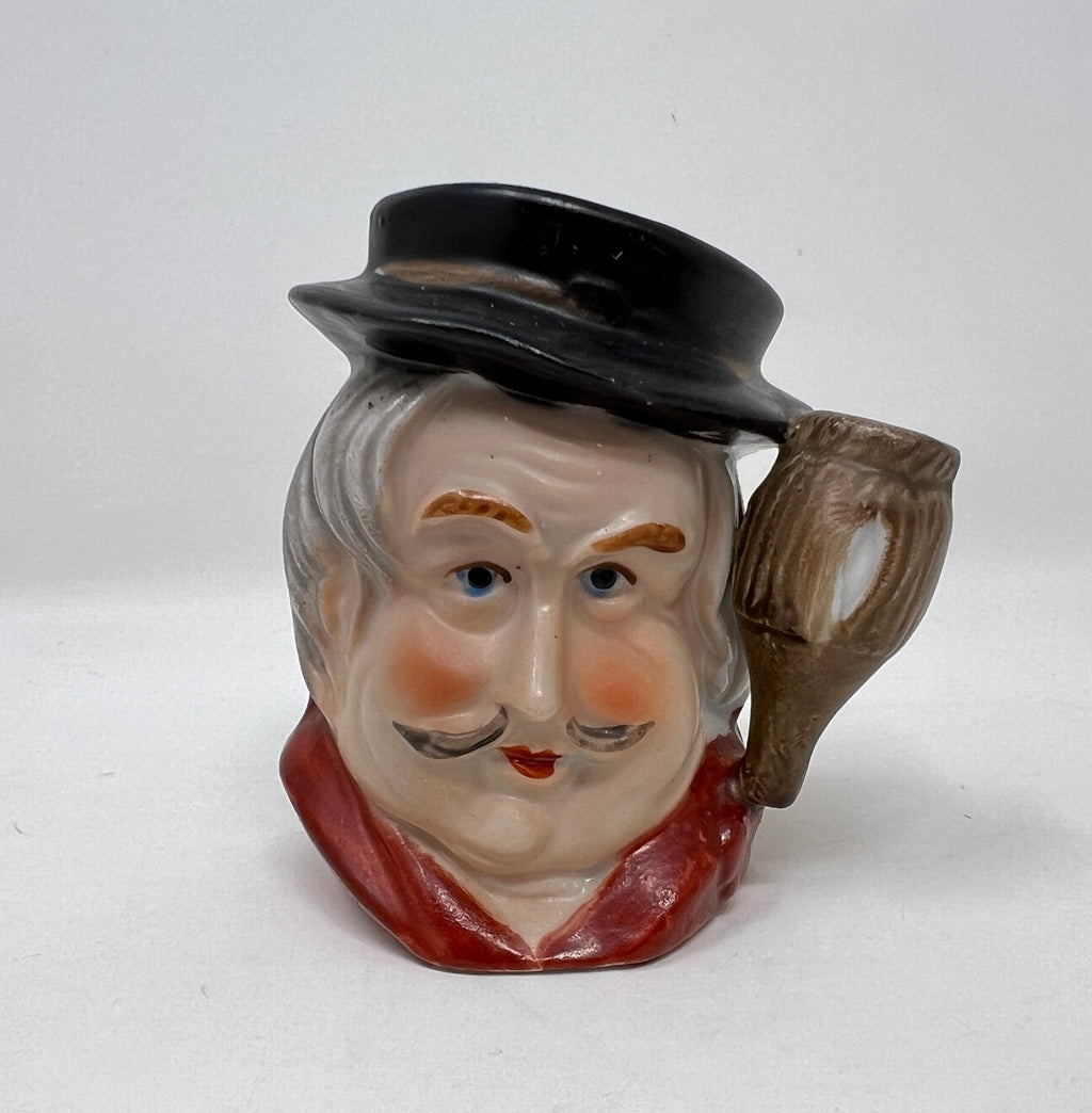 Hand Painted Character Toby Jug, Vintage Leonardo Porcelain Mini Jug