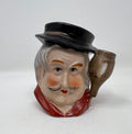Hand Painted Character Toby Jug, Vintage Leonardo Porcelain Mini Jug