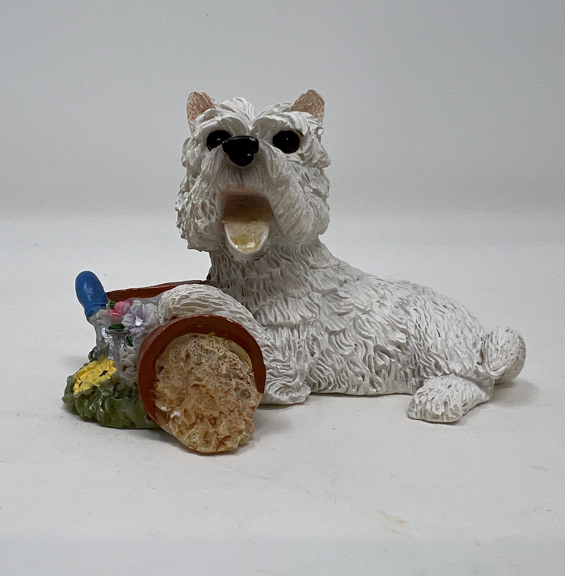 Vintage Regency Fine Arts Terrier Figurine, Miniature Dog Statue