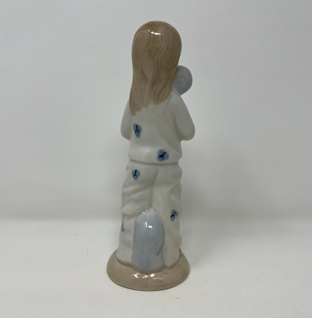 Vintage SANGO Spanish Girl with Doll Figurine, Collector Display