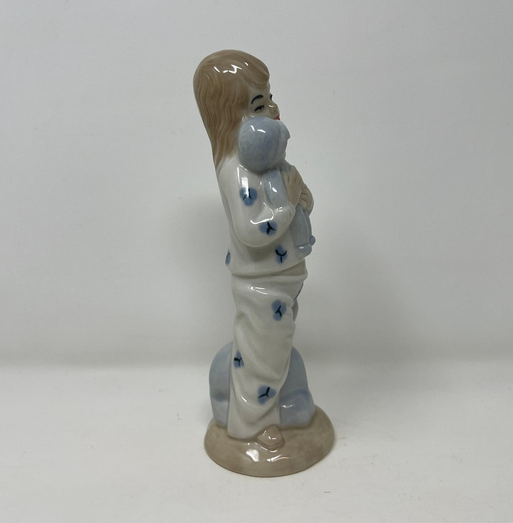 Vintage SANGO Spanish Girl with Doll Figurine, Collector Display