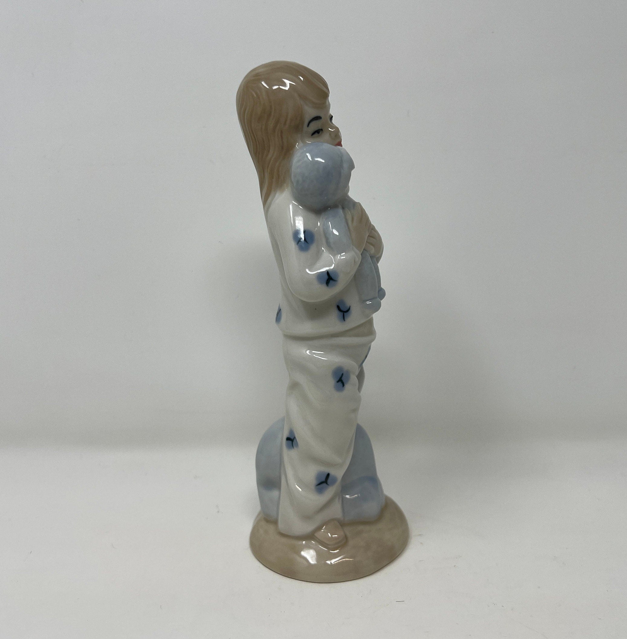 Vintage SANGO Spanish Girl with Doll Figurine, Collector Display