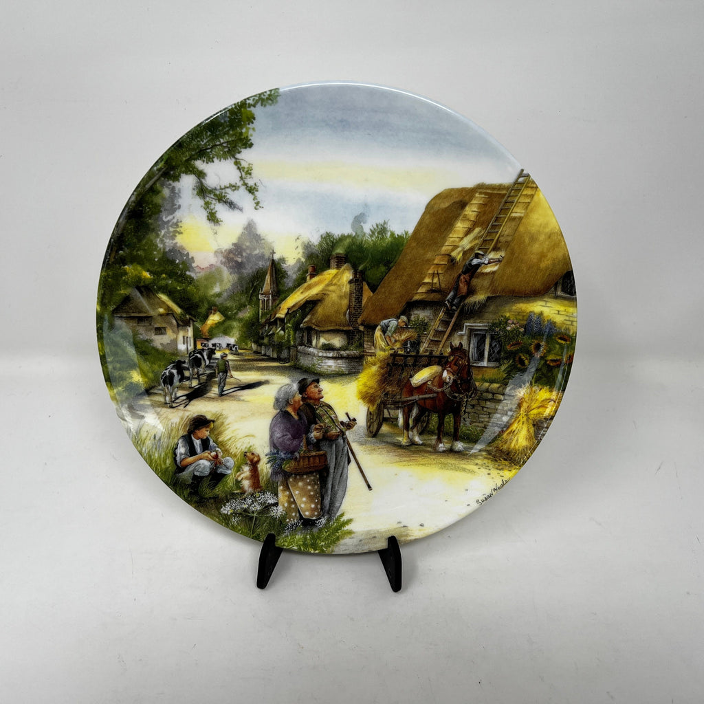 Royal Doulton Bone China Collector Plate, Old Country Crafts, Made in England