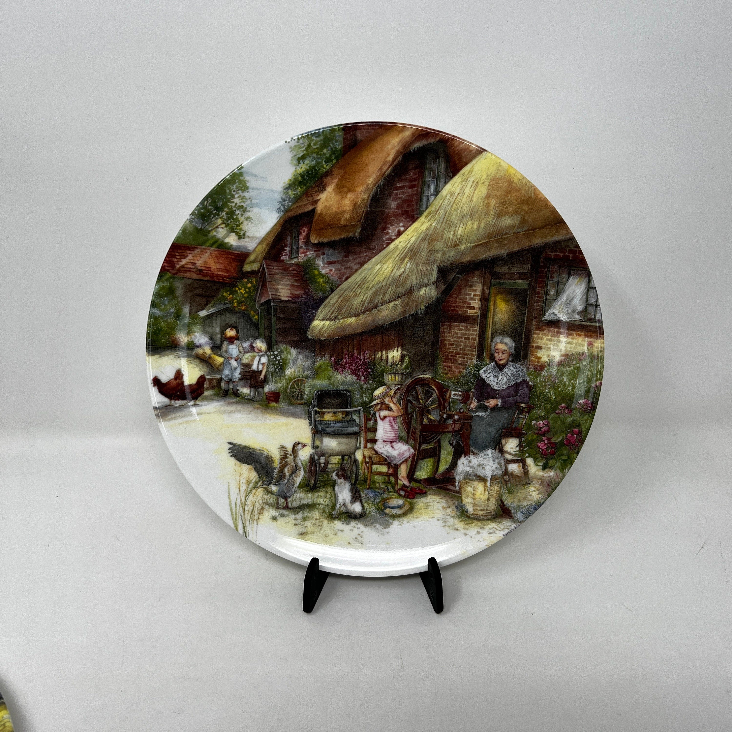 Royal Doulton Bone China Collector Plate, Old Country Crafts, Made in England