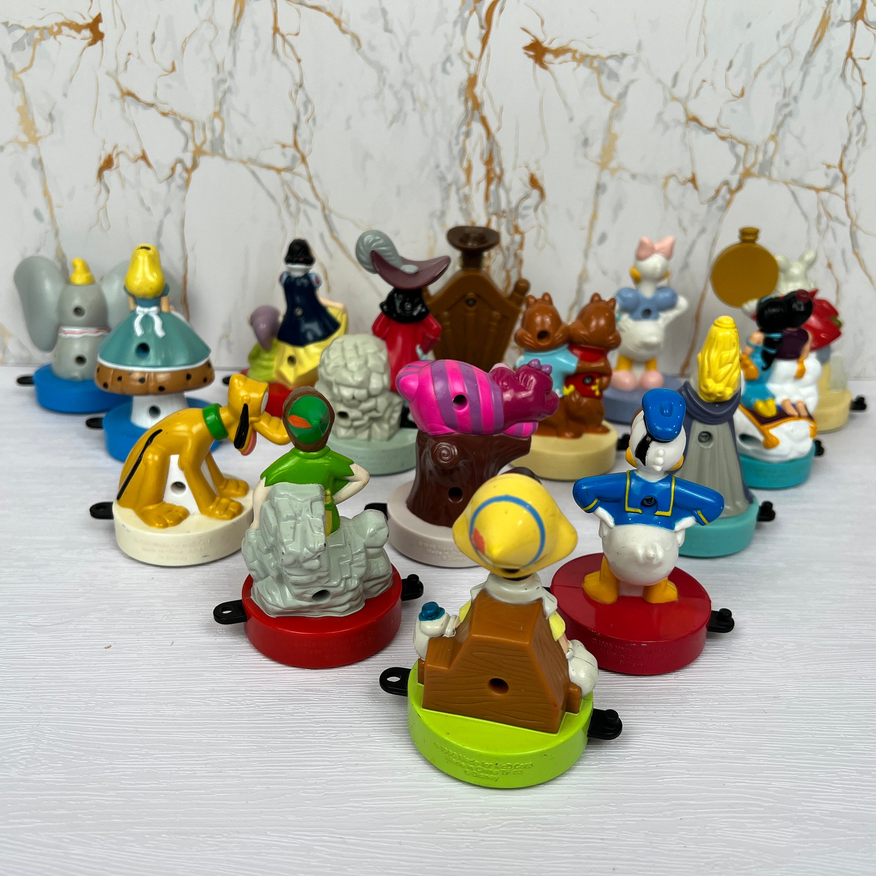 Vintage McDonalds Disneyland Paris Connecting Toy Stamp, Standing Disney Figurine, Collectible Toys, Figurine Collectors