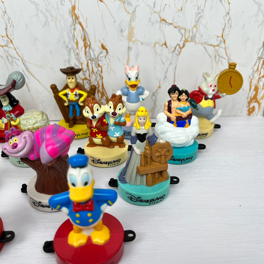 Vintage McDonalds Disneyland Paris Connecting Toy Stamp, Standing Disney Figurine, Collectible Toys, Figurine Collectors