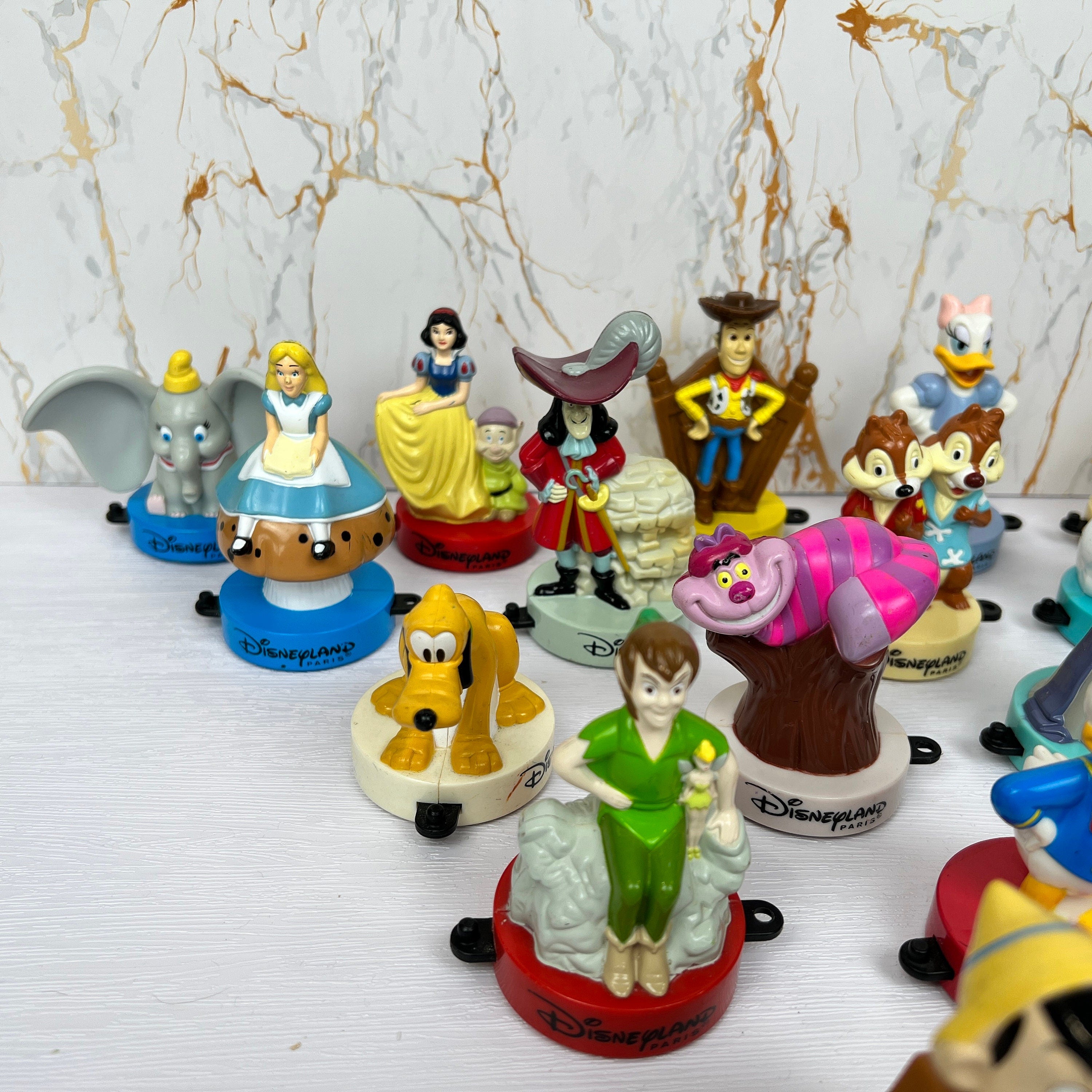 Vintage McDonalds Disneyland Paris Connecting Toy Stamp, Standing Disney Figurine, Collectible Toys, Figurine Collectors