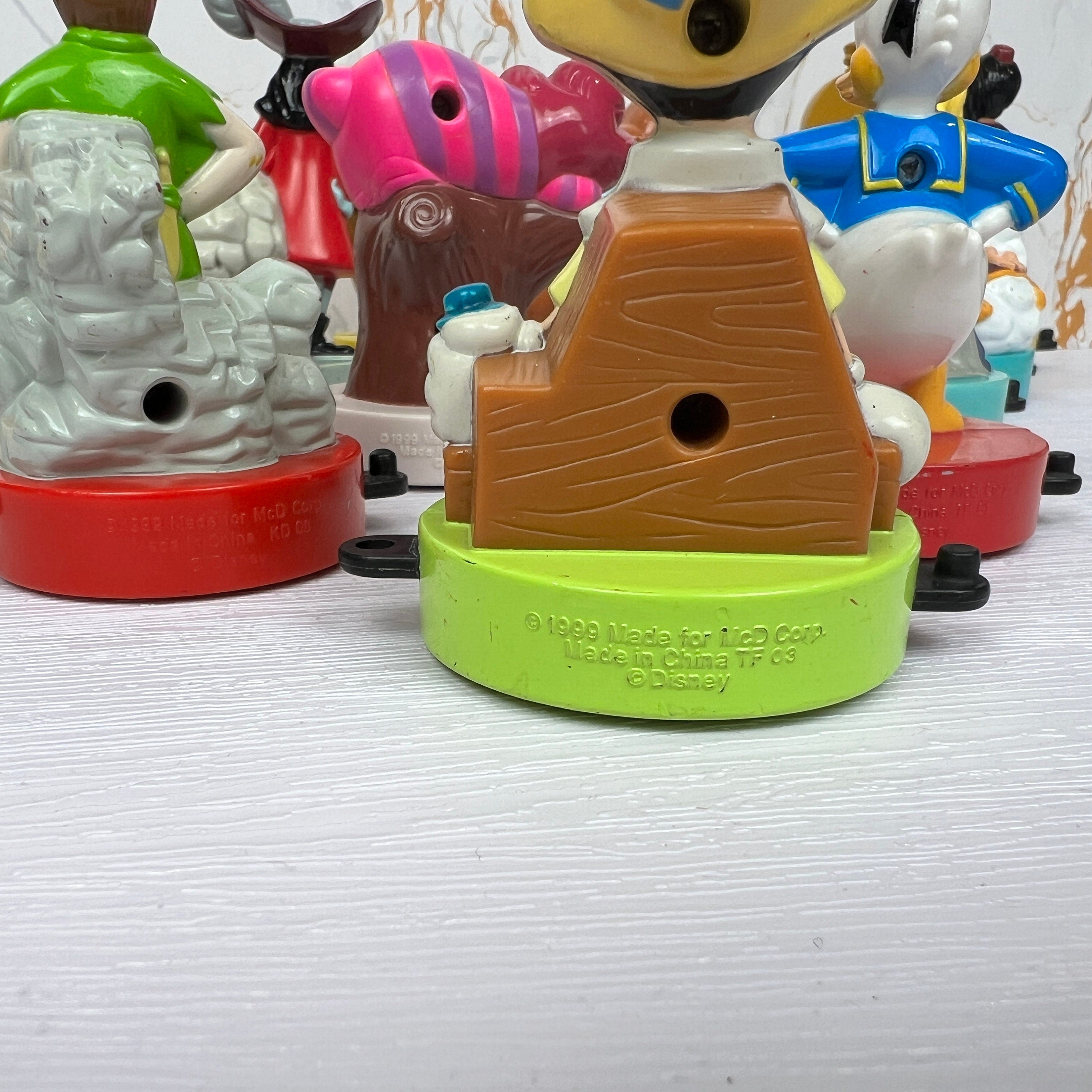 Vintage McDonalds Disneyland Paris Connecting Toy Stamp, Standing Disney Figurine, Collectible Toys, Figurine Collectors