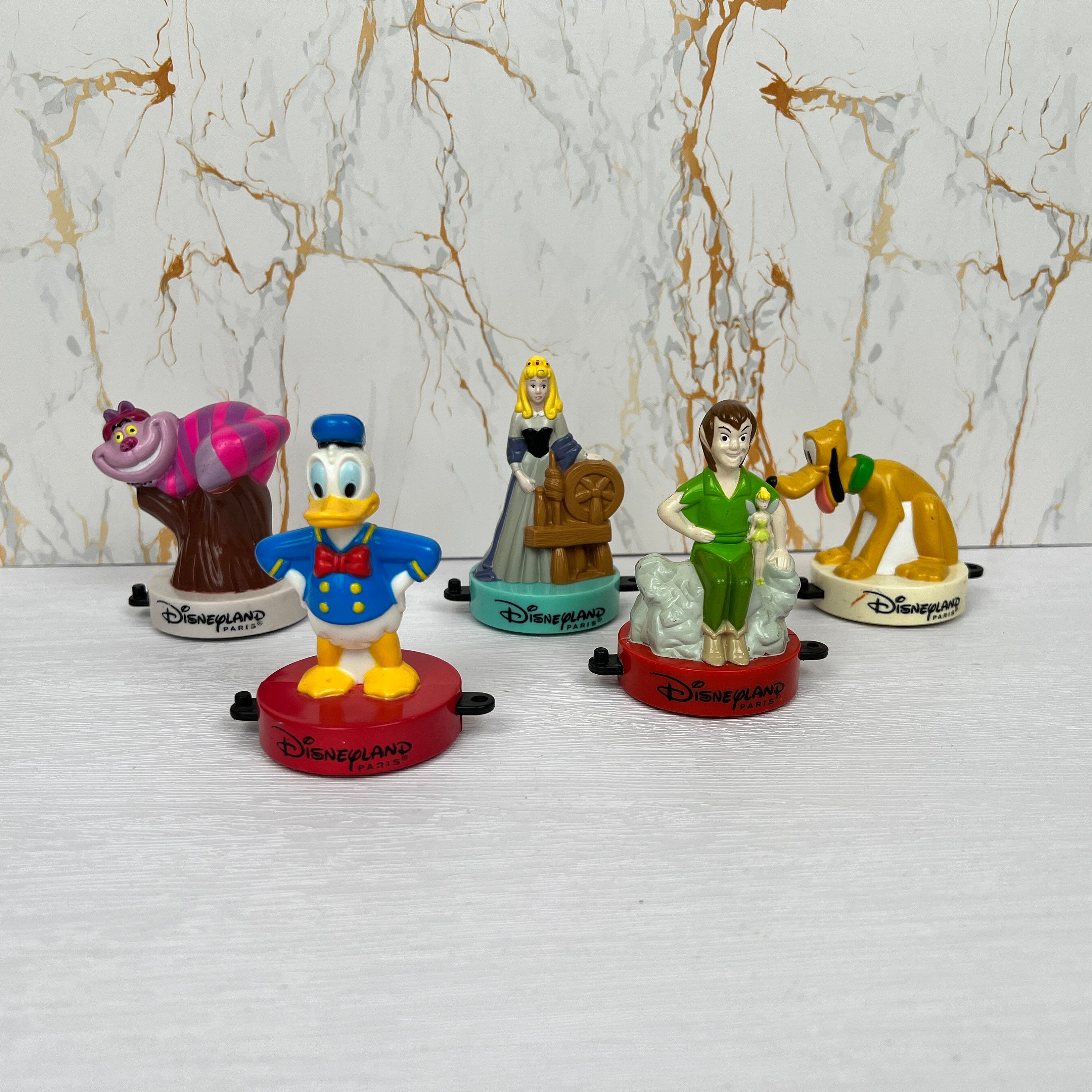 Vintage McDonalds Disneyland Paris Connecting Toy Stamp, Standing Disney Figurine, Collectible Toys, Figurine Collectors