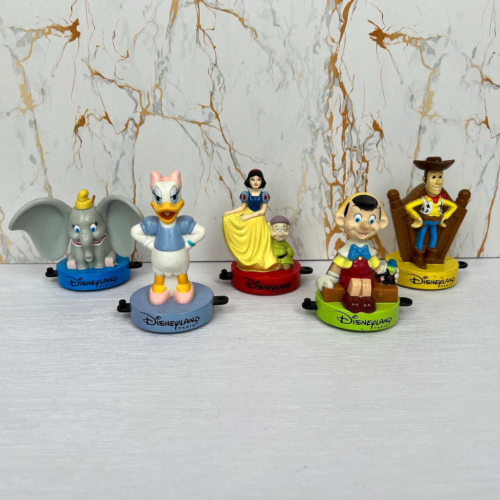 Vintage McDonalds Disneyland Paris Connecting Toy Stamp, Standing Disney Figurine, Collectible Toys, Figurine Collectors