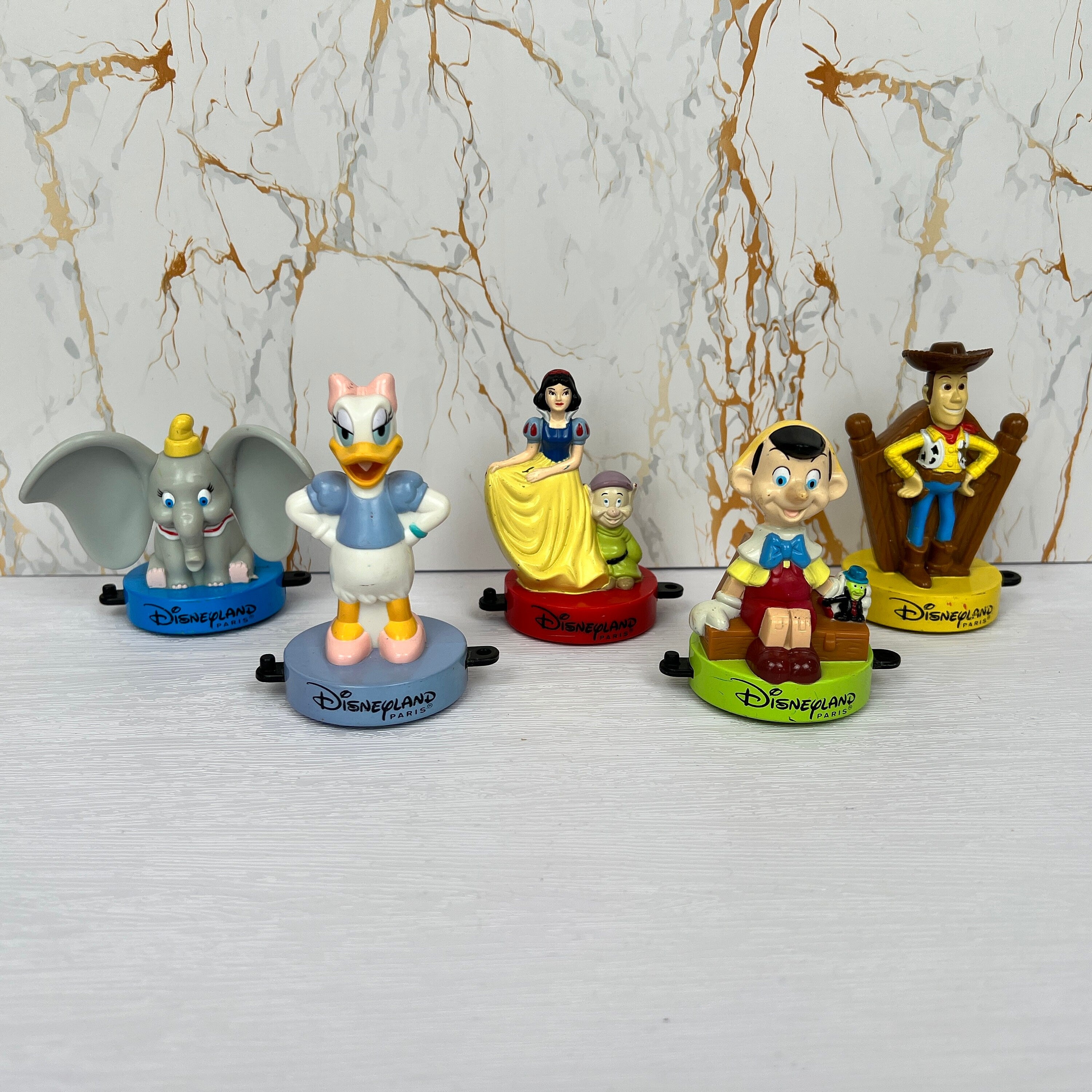 Vintage McDonalds Disneyland Paris Connecting Toy Stamp, Standing Disney Figurine, Collectible Toys, Figurine Collectors
