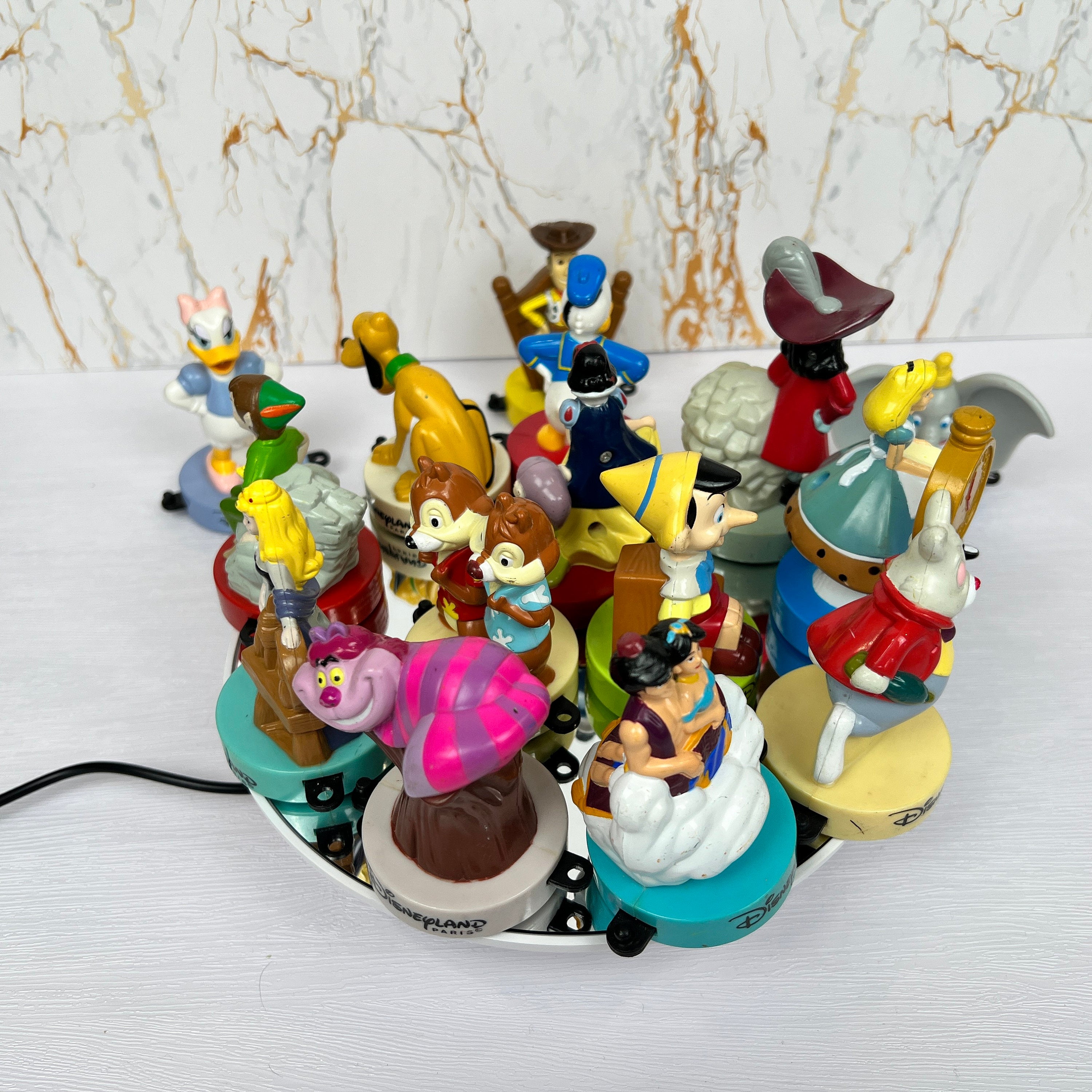 Vintage McDonalds Disneyland Paris Connecting Toy Stamp, Standing Disney Figurine, Collectible Toys, Figurine Collectors