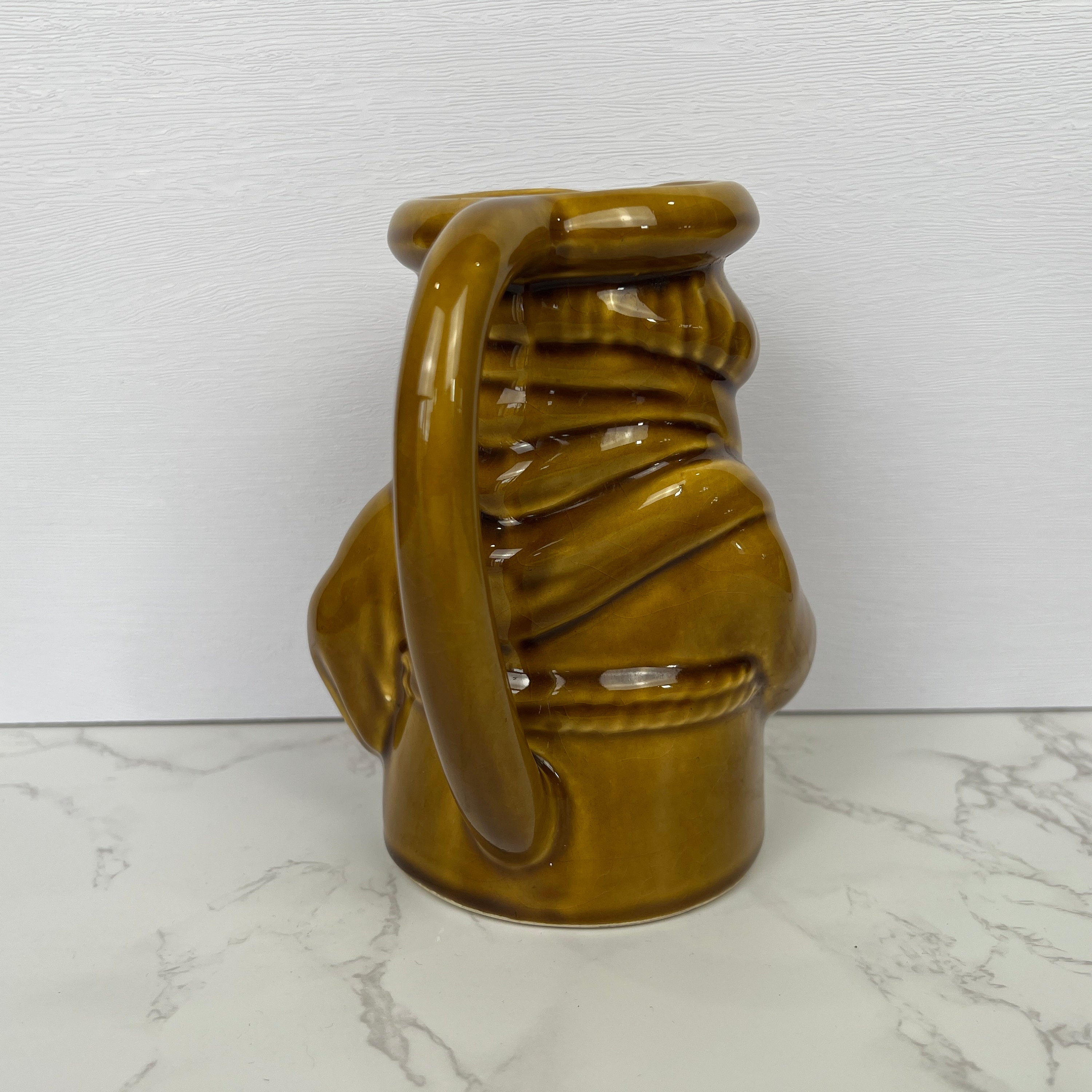 Dartmouth Pottery Torquay Friar Tuck Toby Jug, Tan Brown Character Jug