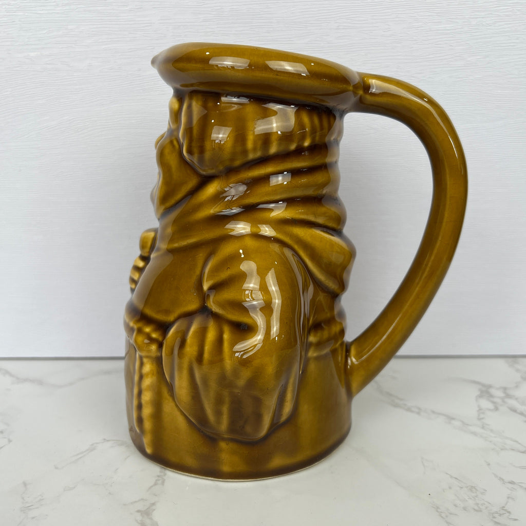 Dartmouth Pottery Torquay Friar Tuck Toby Jug, Tan Brown Character Jug