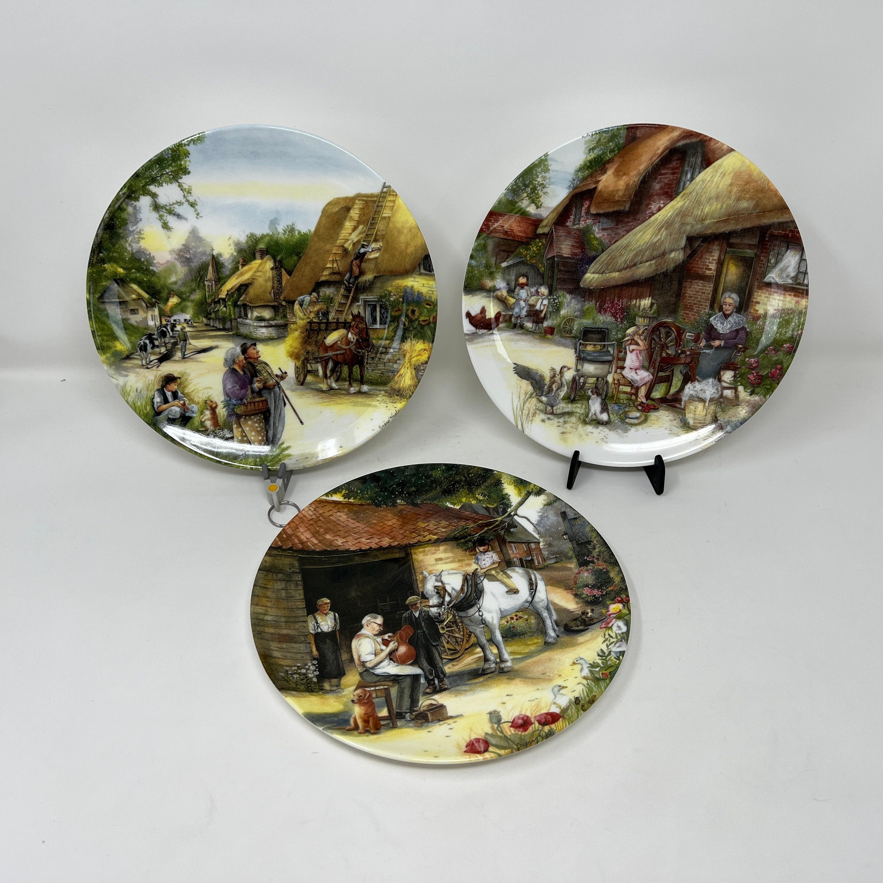 Royal Doulton Bone China Collector Plate, Old Country Crafts, Made in England