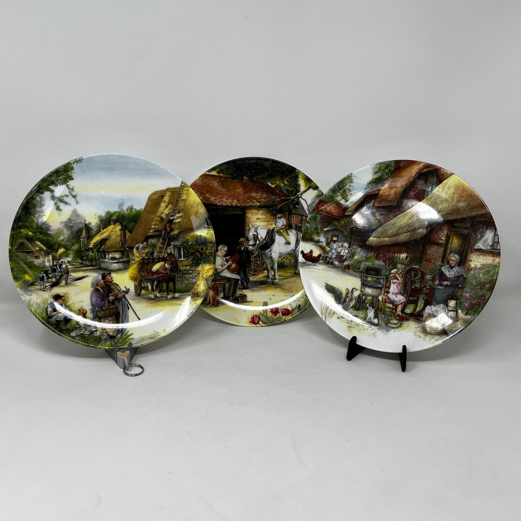 Royal Doulton Bone China Collector Plate, Old Country Crafts, Made in England
