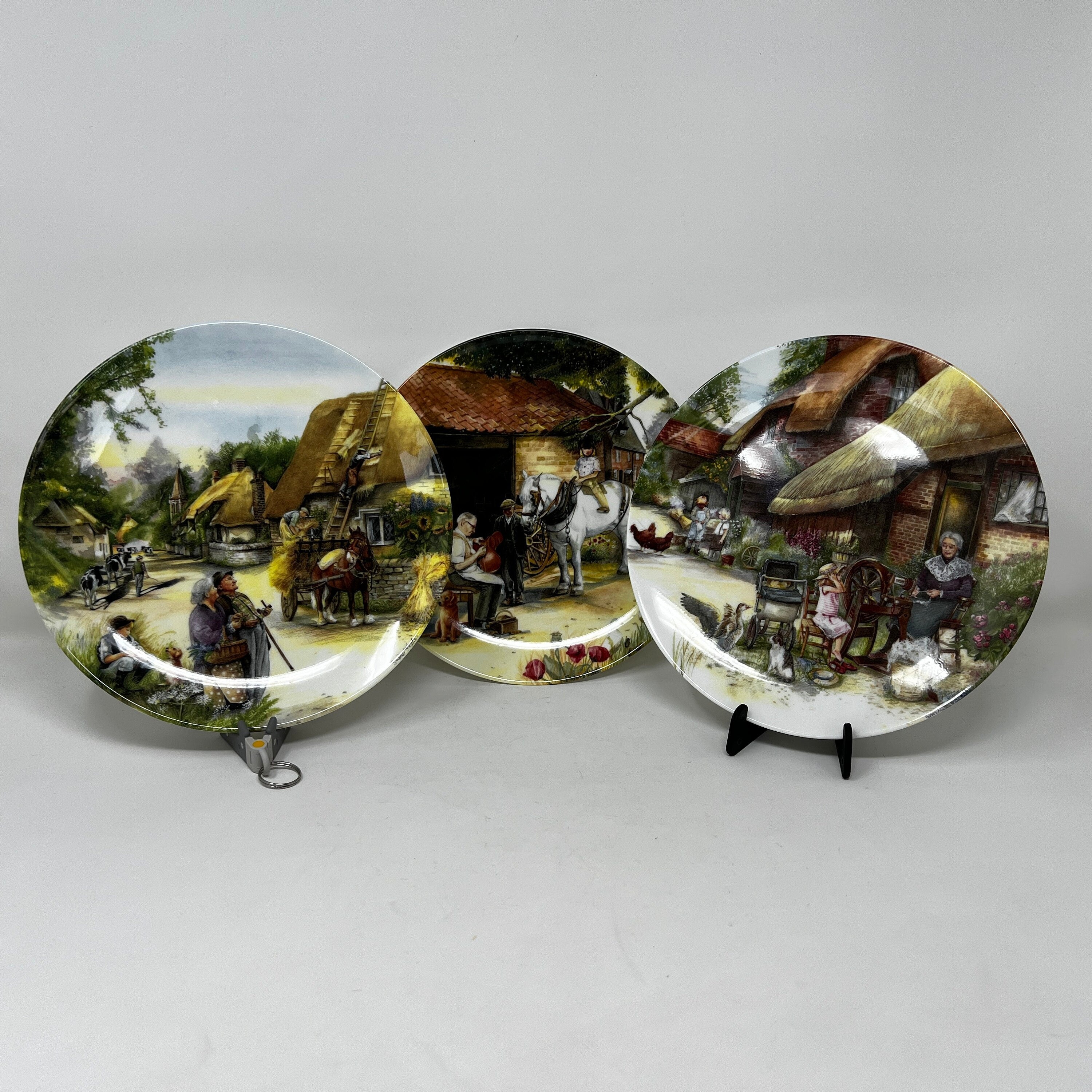 Royal Doulton Bone China Collector Plate, Old Country Crafts, Made in England