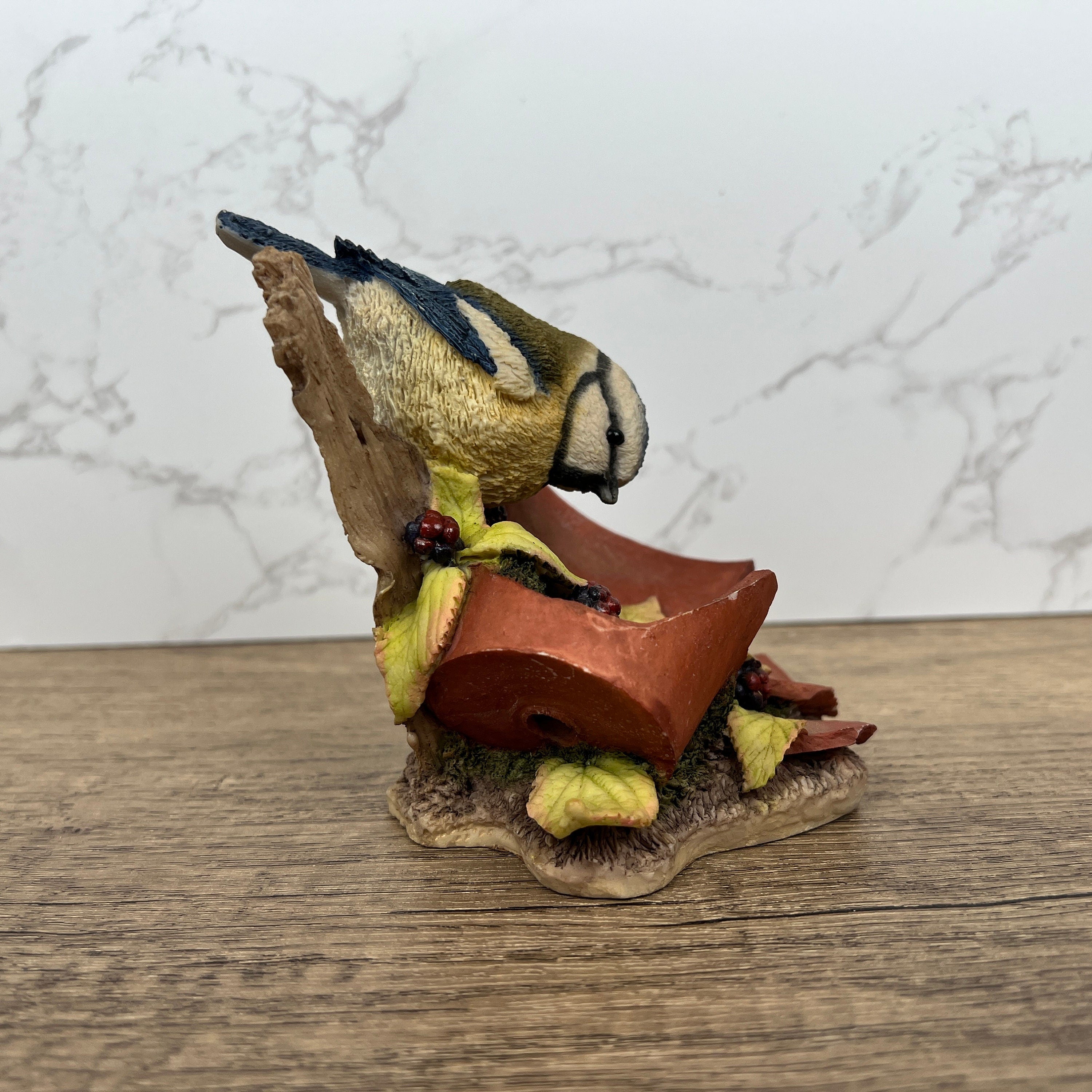 Vintage Arden Sculptures Bluetit Bird Figurine, Christopher Holt Design