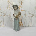 Lladro Porcelain Figurine Farm Girl with Rooster 4677