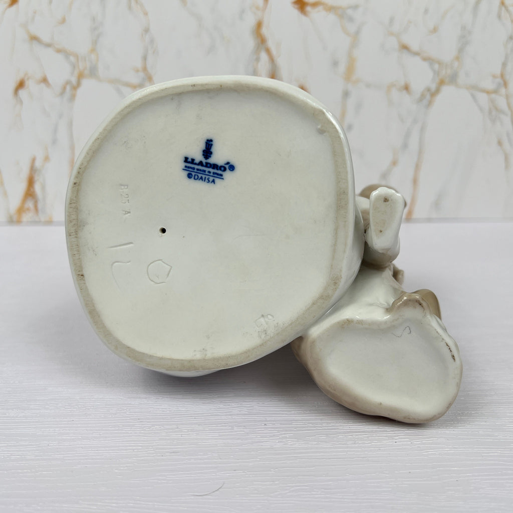 Lladro Porcelain Figurine, Boy with Cocker Spaniel, #4522