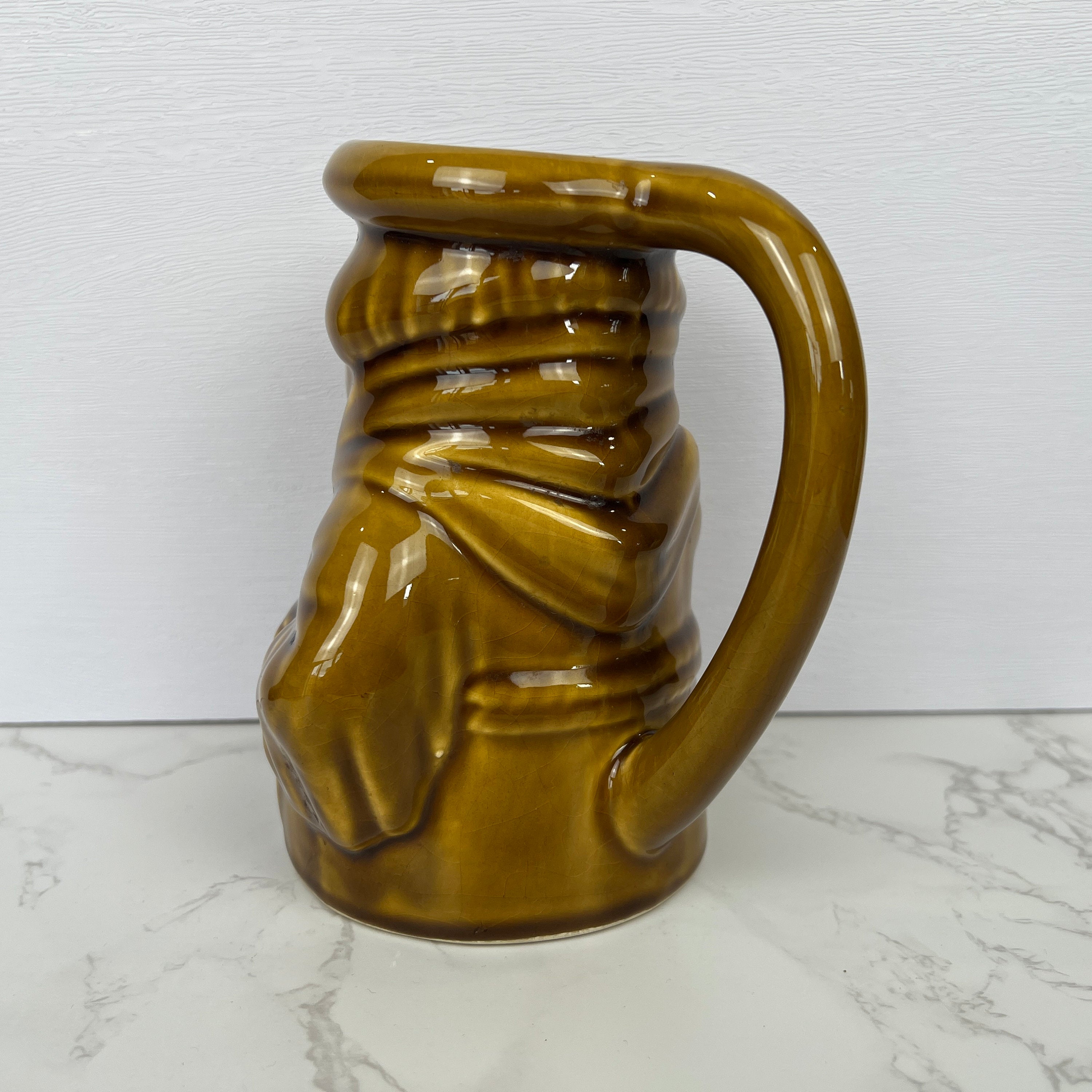 Dartmouth Pottery Torquay Friar Tuck Toby Jug, Tan Brown Character Jug