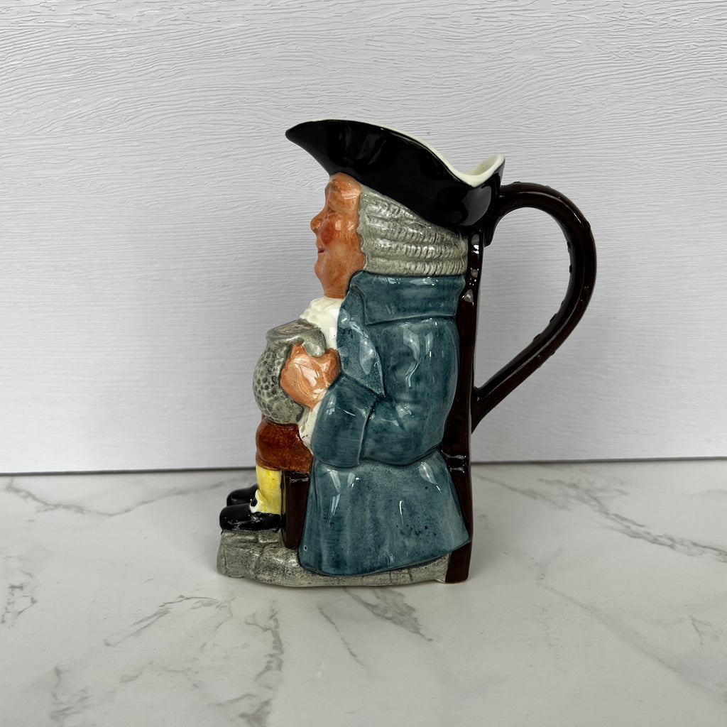 Vintage Character Jug, Hand Painted Kelsboro Ware Toby Jug, 13 cm tall