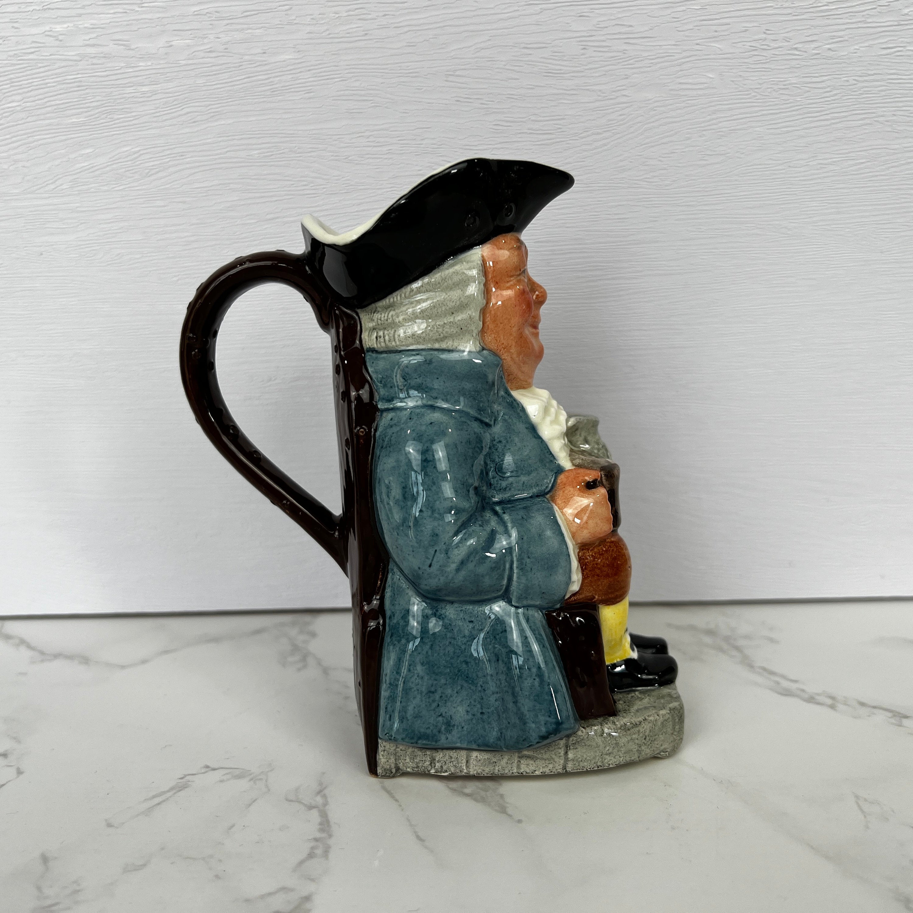 Vintage Character Jug, Hand Painted Kelsboro Ware Toby Jug, 13 cm tall