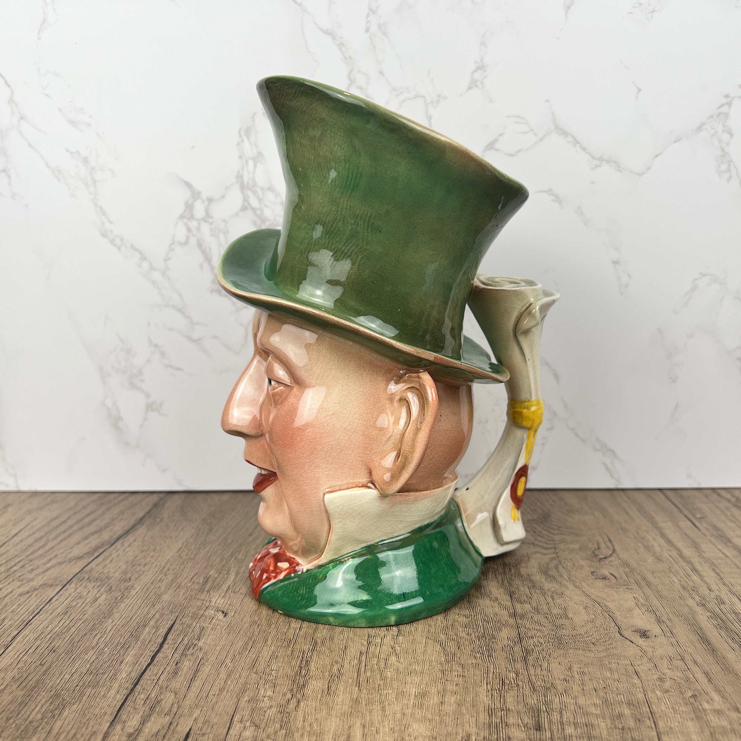 Vintage Beswick Micawber Toby Jug, Dickens Character Jug