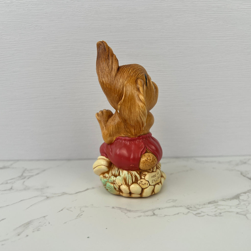 Vintage Pendelfin "THE THUMPER" Rabbit Figurine, Hand-Painted Stonecraft