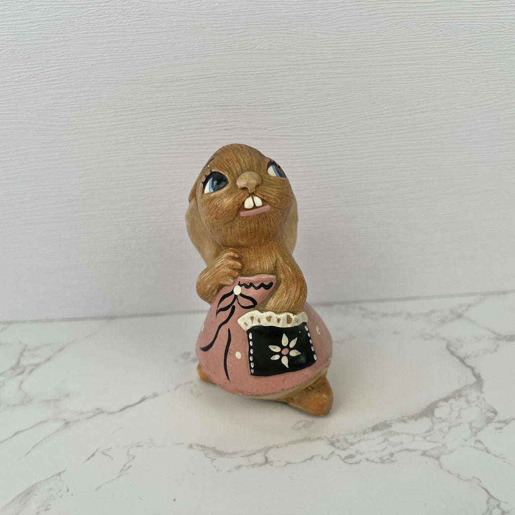 Retired Pendelfin Lucy Pocket Stoneware Rabbit Figurine