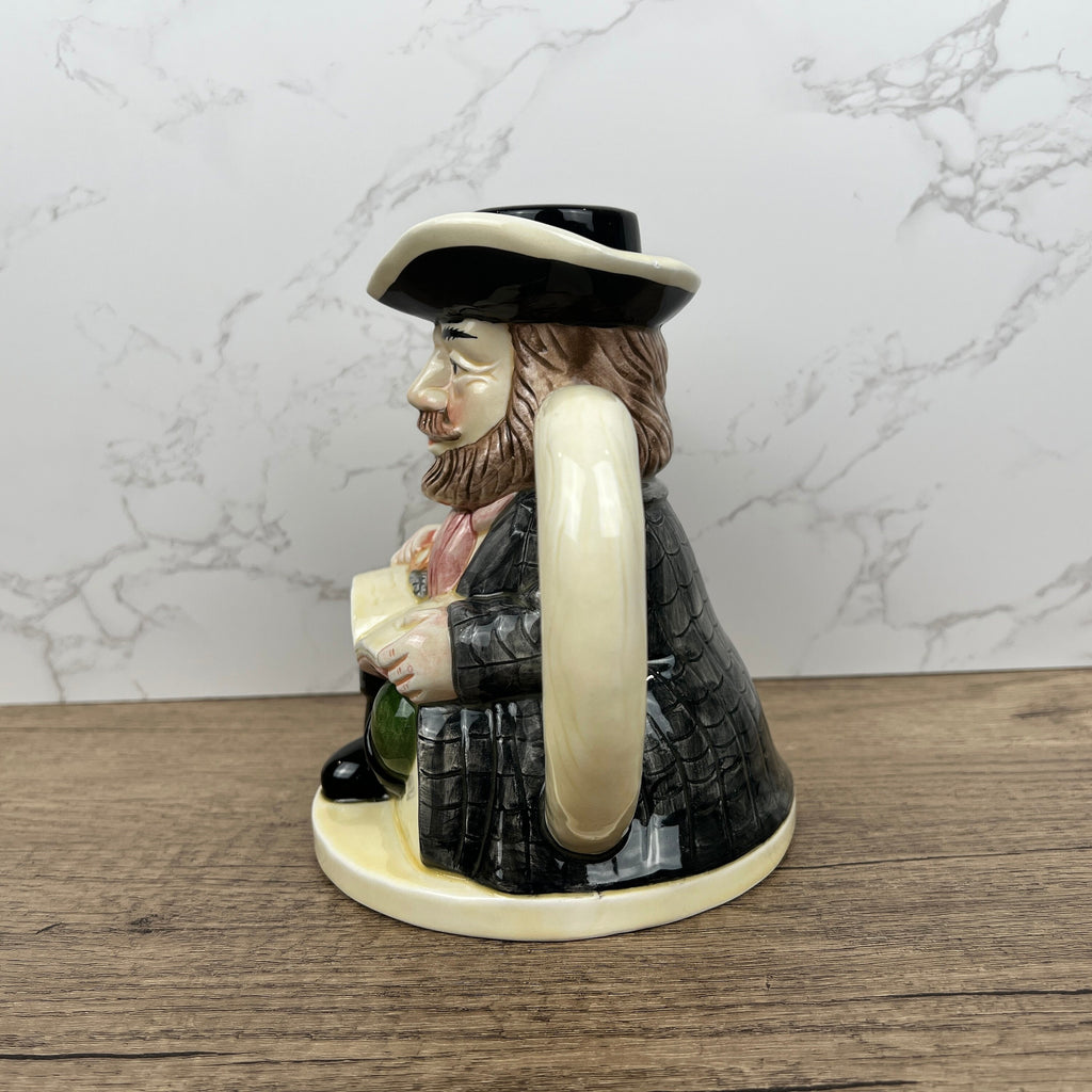 Vintage Porcelain Novelty Character Teapot Collectible, Similar Staffordshire Tony Wood, Collectors Ornament, Housewarming Gifts