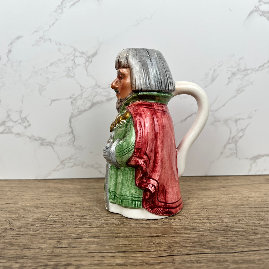 Sheriff of Nottingham Porcelain Collectible Toby Jugs Pots, Character Milk Jug, Housewarming Gift Decoration