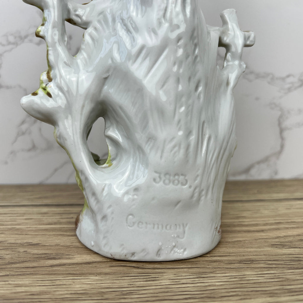 19th Century German Pottery Shepherd Figure, Lustre Glaze