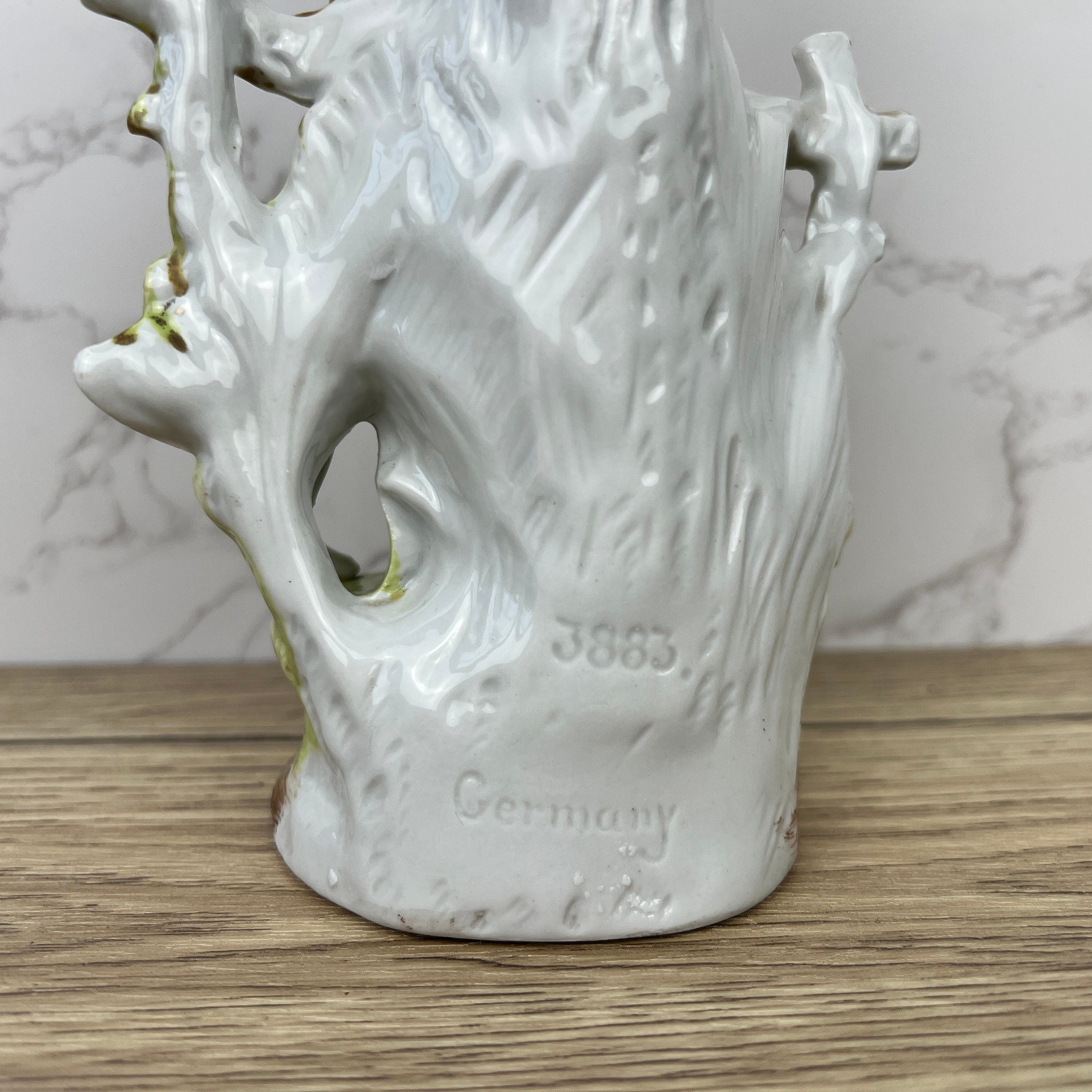 19th Century German Pottery Shepherd Figure, Lustre Glaze