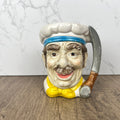 Vintage Porcelain Sailor Toby Jug Mug with Sword Handle