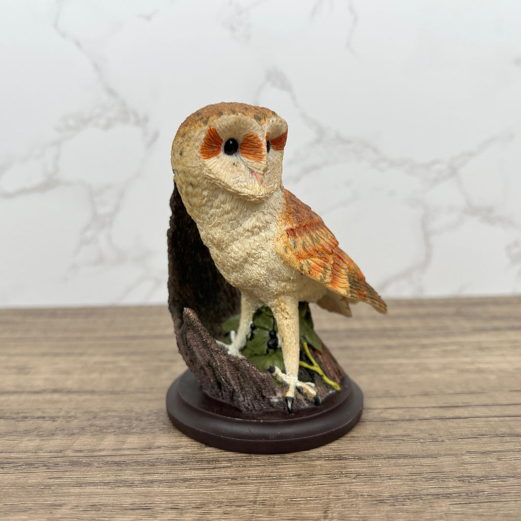 THE BARN OWL Sculpted by Andy Pearce, Hand Painted, Eaglemoss Publications 2004, Reader's Digest