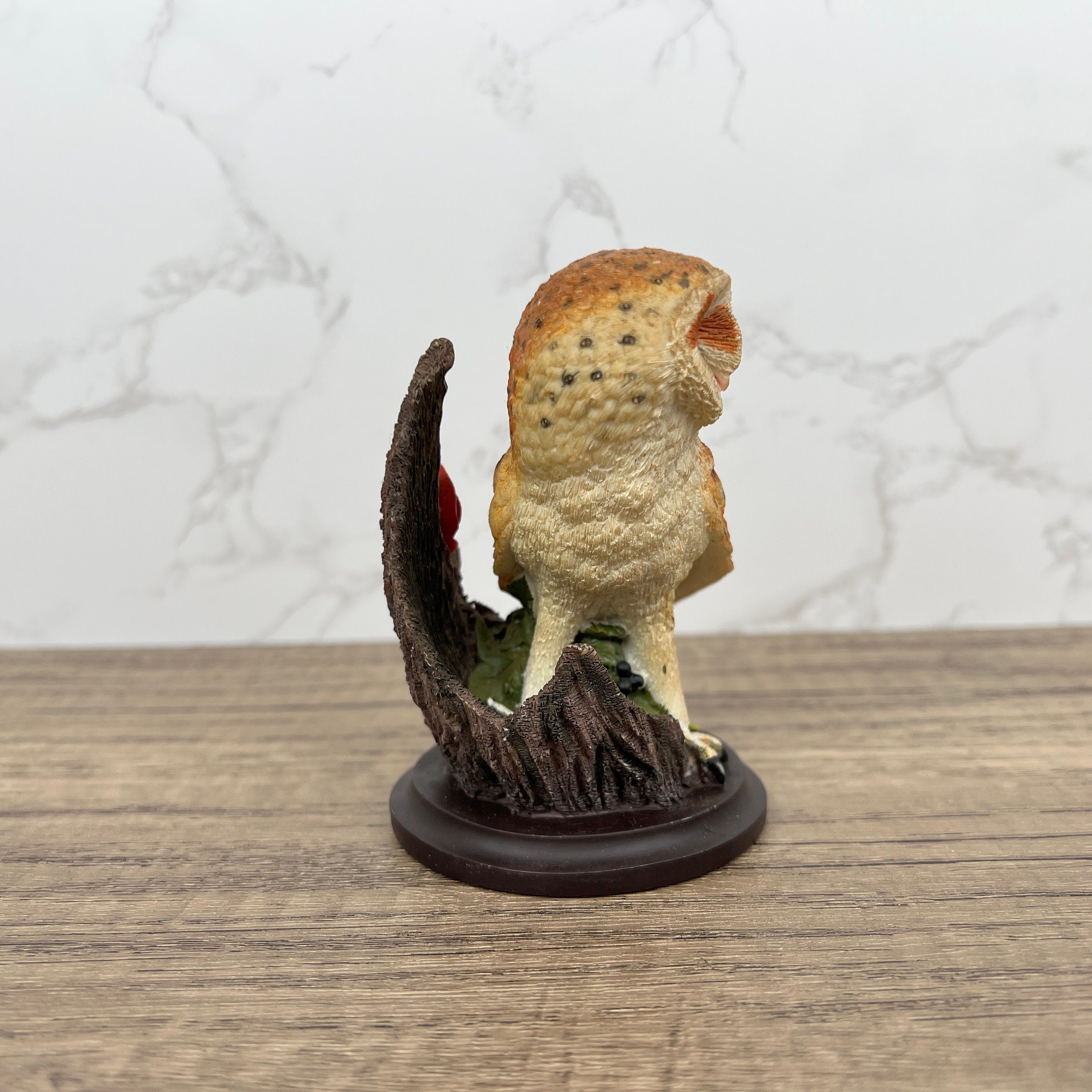 THE BARN OWL Sculpted by Andy Pearce, Hand Painted, Eaglemoss Publications 2004, Reader's Digest